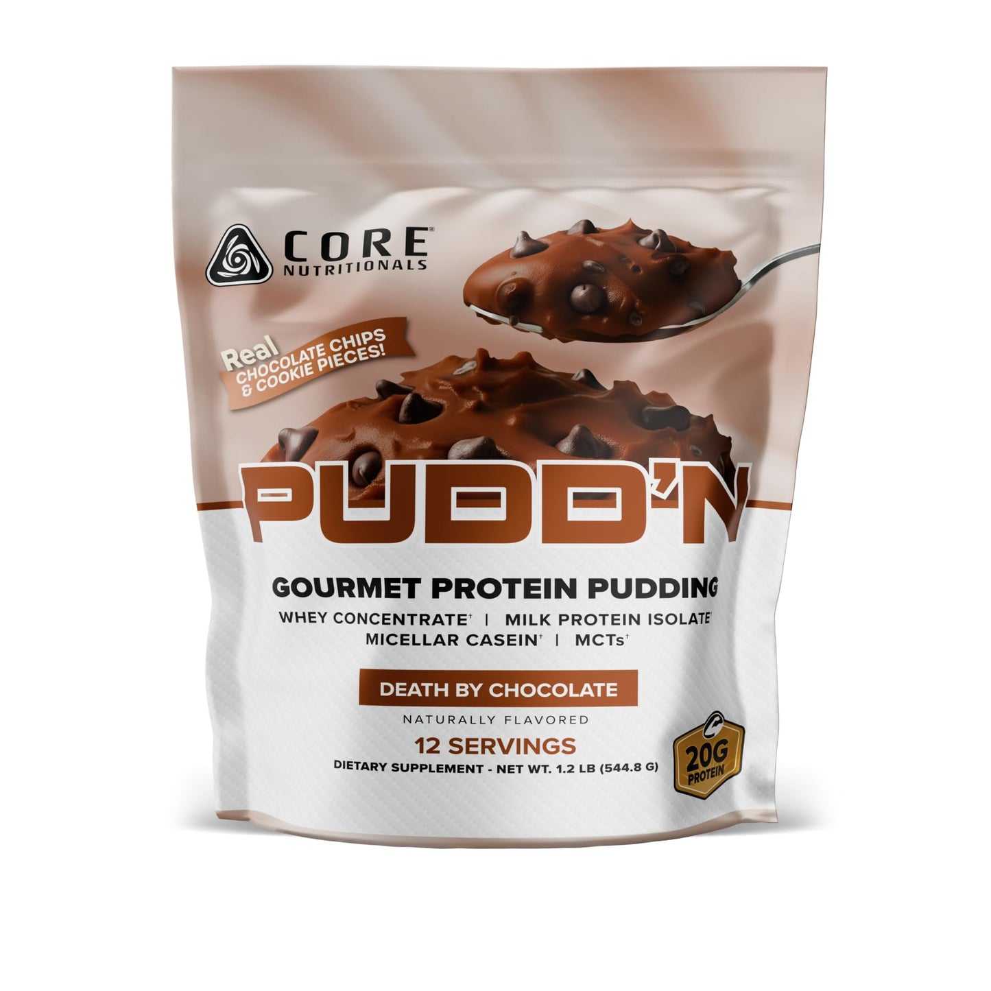 Core Nutritionals Pudd'n Gourmet Protein Pudding Mix, 19.2 oz