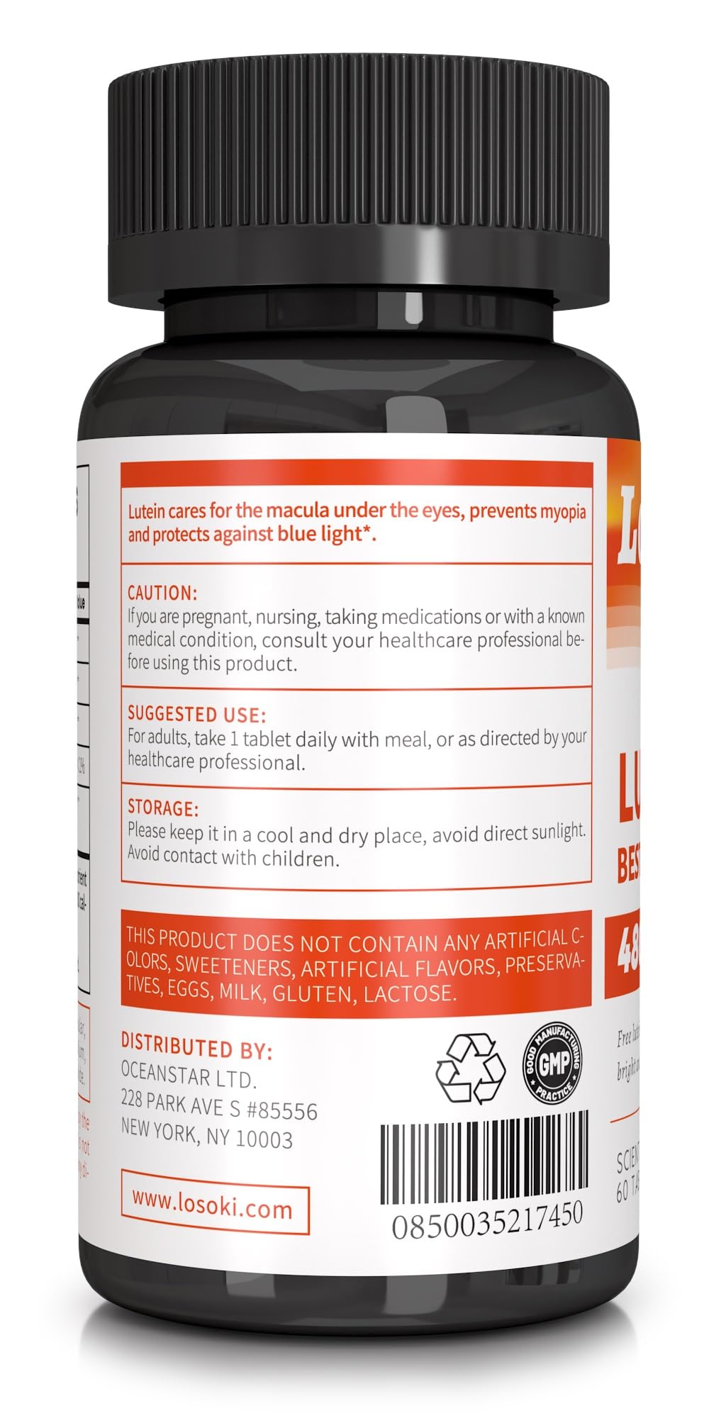 Losoki Lutein Eye Protection Tablets 60