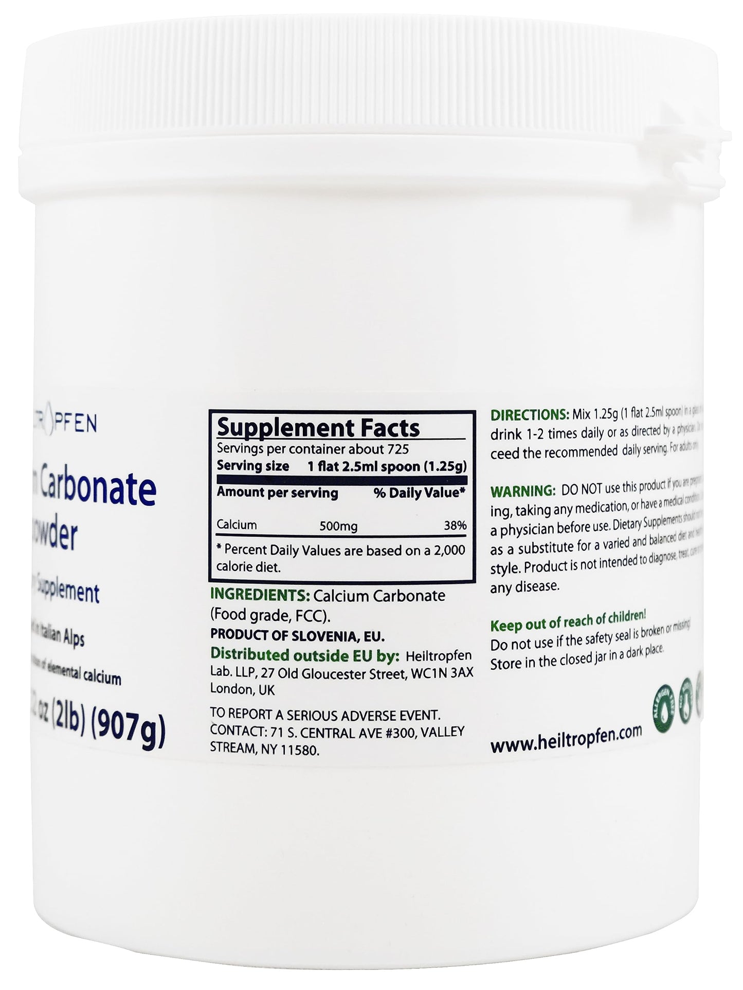Heiltropfen Calcium Carbonate Powder 32