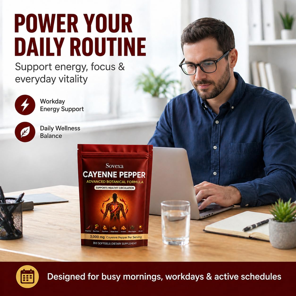 WDVNEX Sovexa Cayenne Pepper Softgels 300
