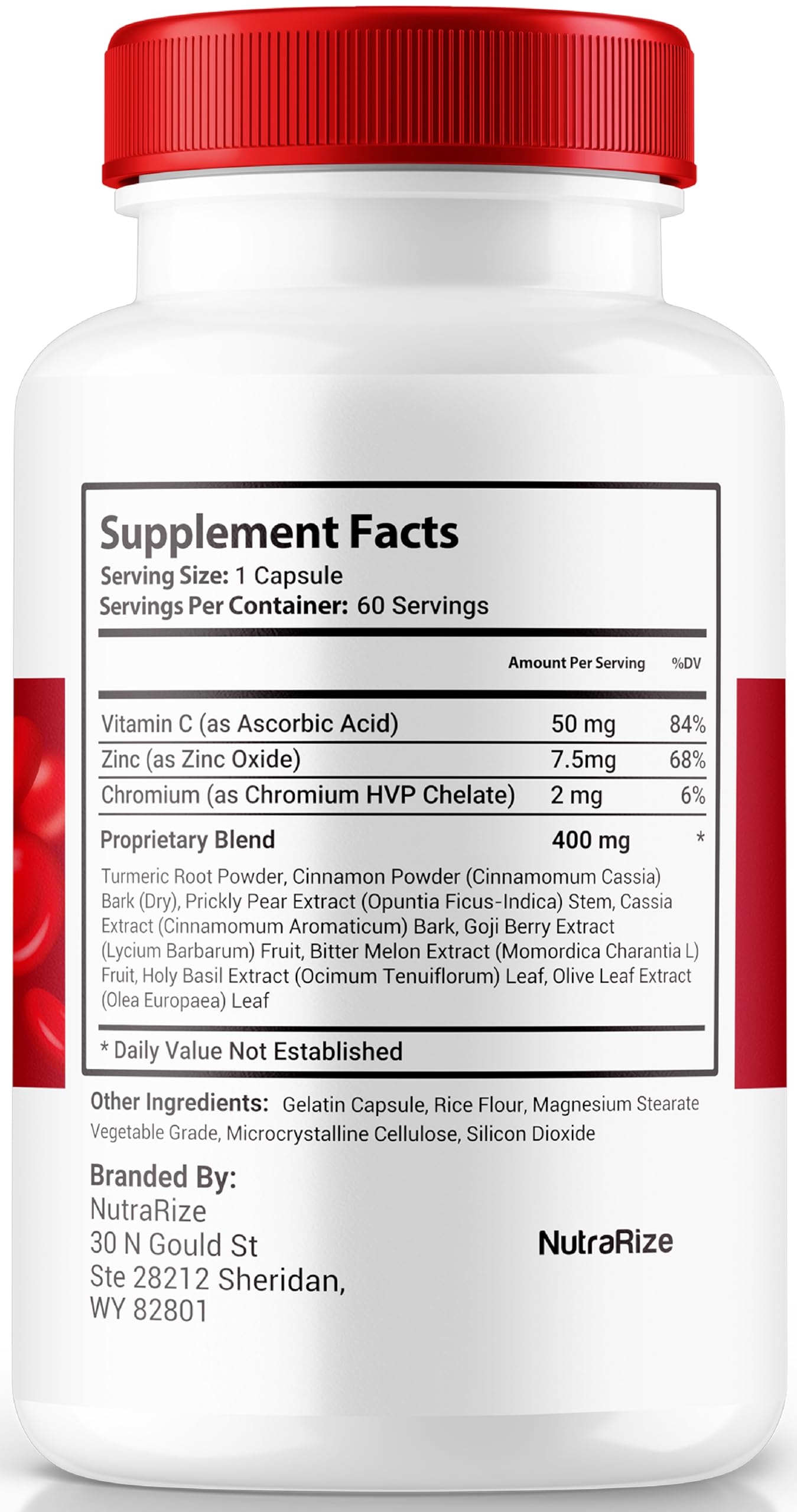 NutraRize Super Flow Glycogen Detox Capsules, 300 Capsules