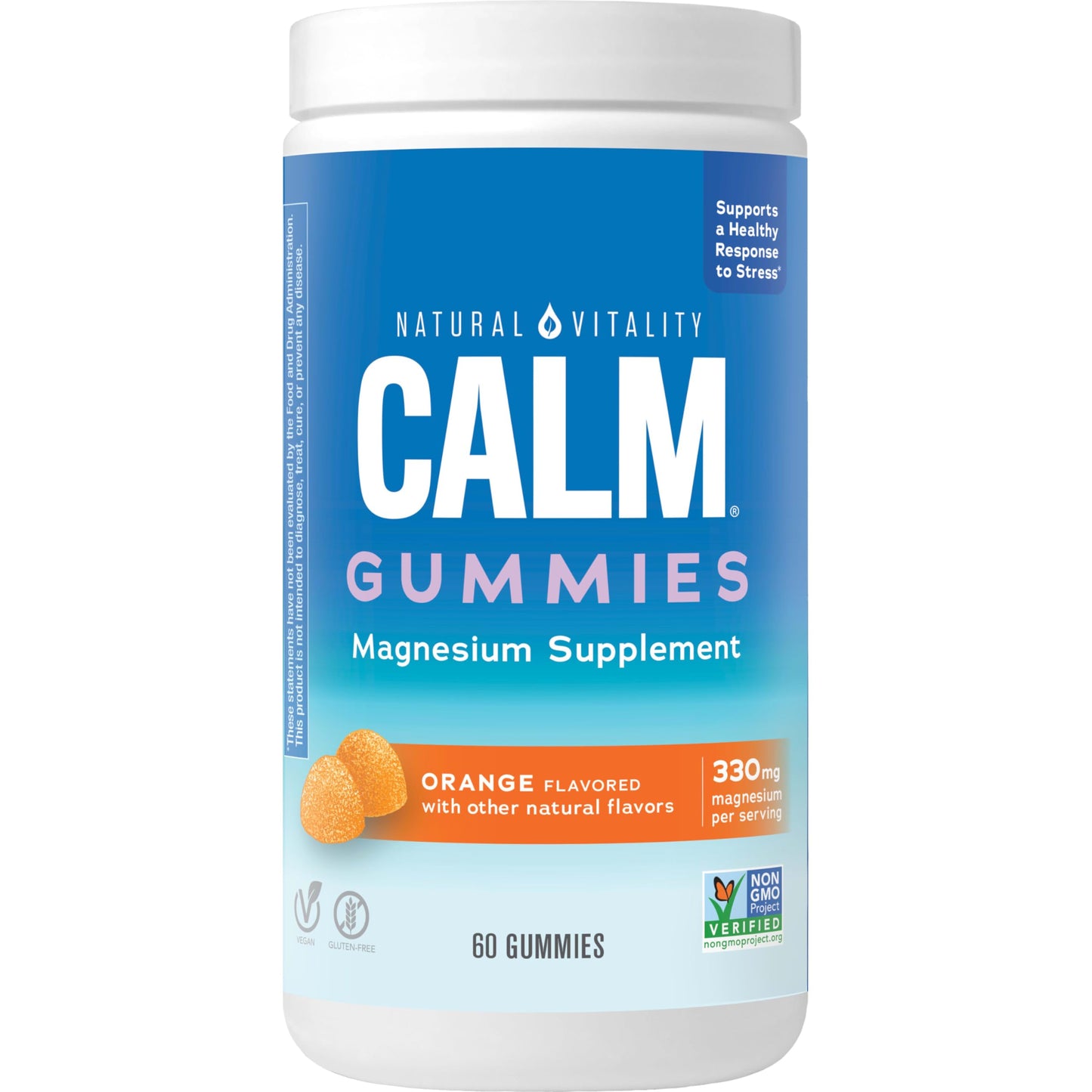 Natural Vitality CALM Magnesium Gummies 60 Count