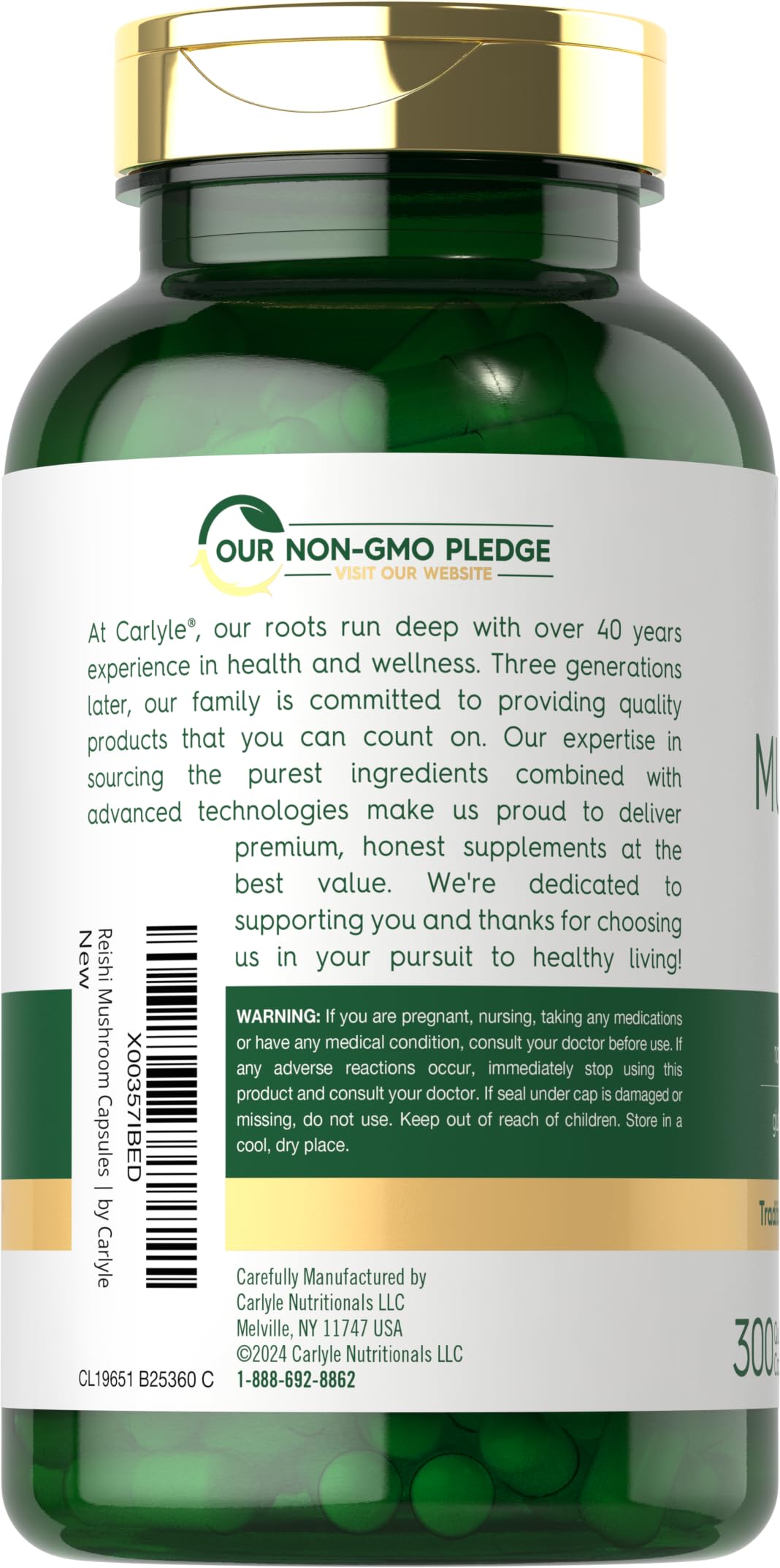 Carlyle Reishi Mushroom Capsule 300