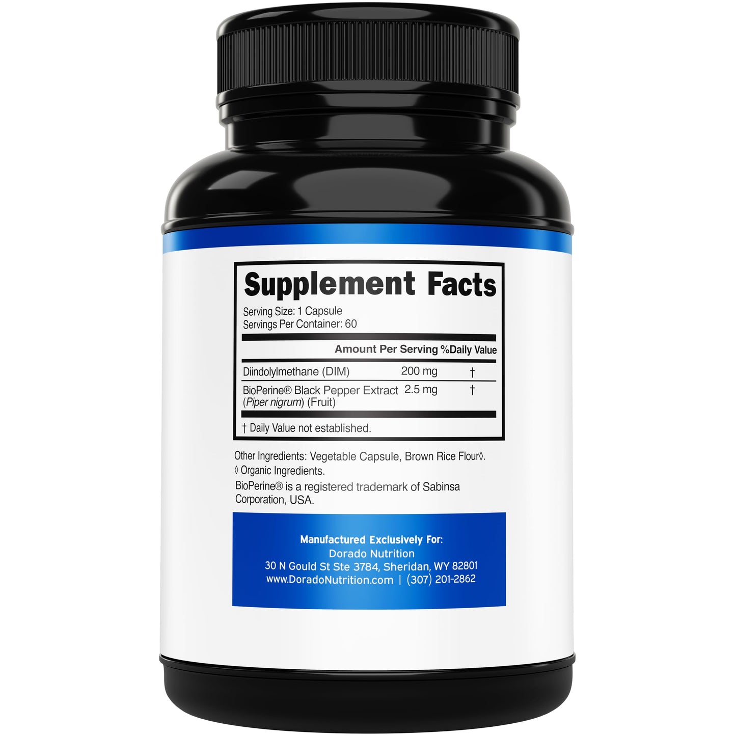 DORADO NUTRITION DIM Supplement 60 Capsules