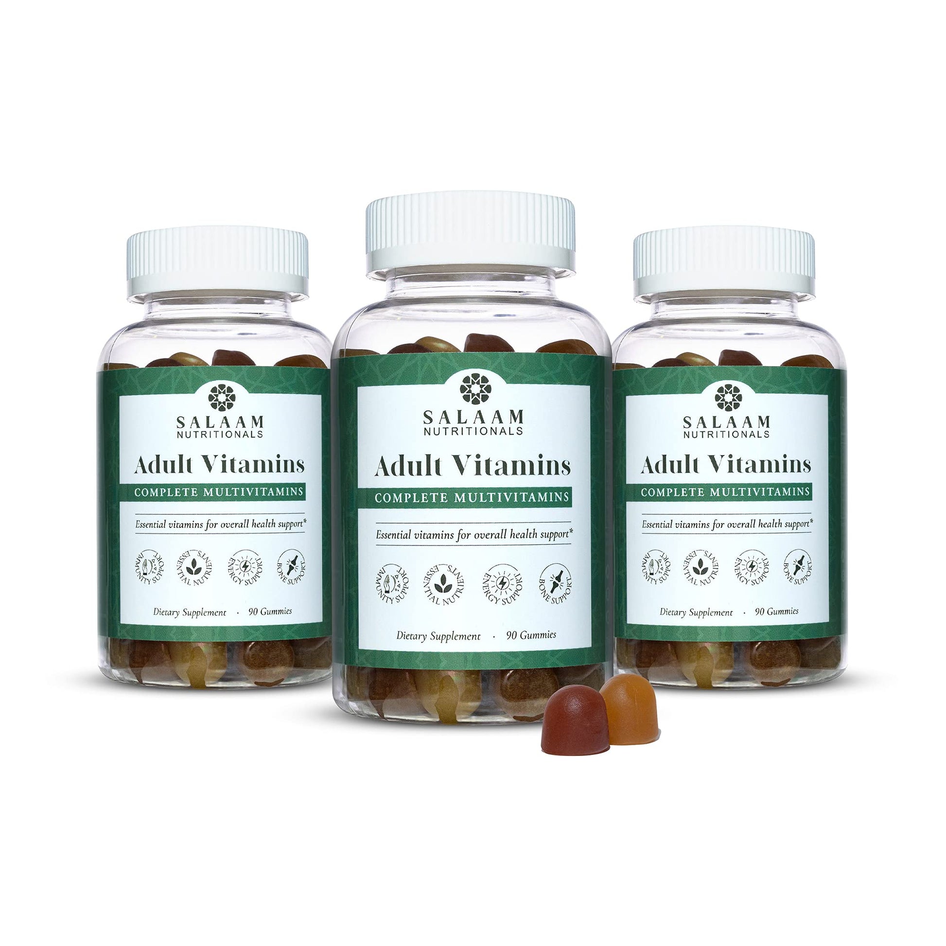 Salaam Nutritionals Adult Multivitamin Gummies, 3 Packs