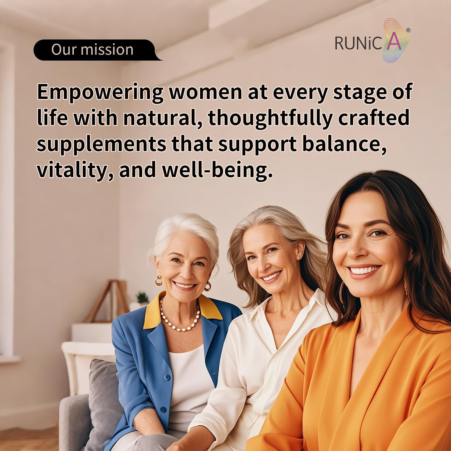 RUNICA 4in1 Women's Hormone & Beauty Complex Capsules 180 Capsules