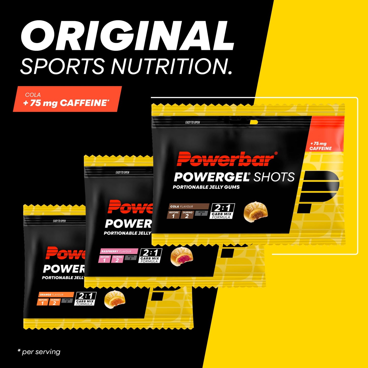 Powerbar PowerGel Shots Gel 60g Cola, 24 Pack