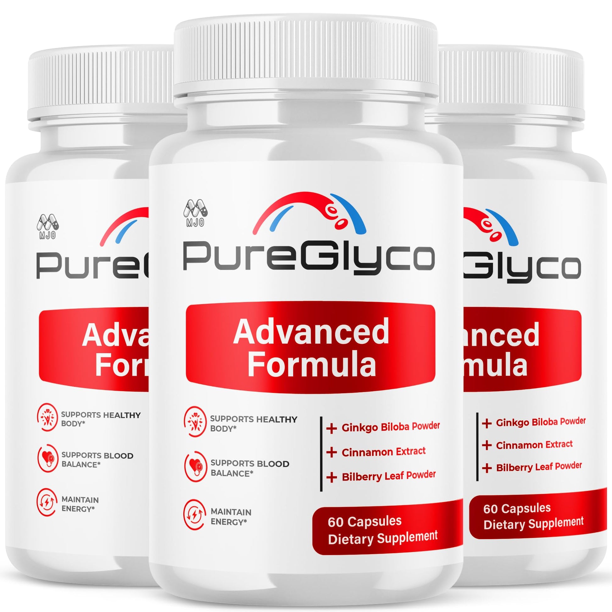 MJO Pure Glyco Capsules, 180 Capsules