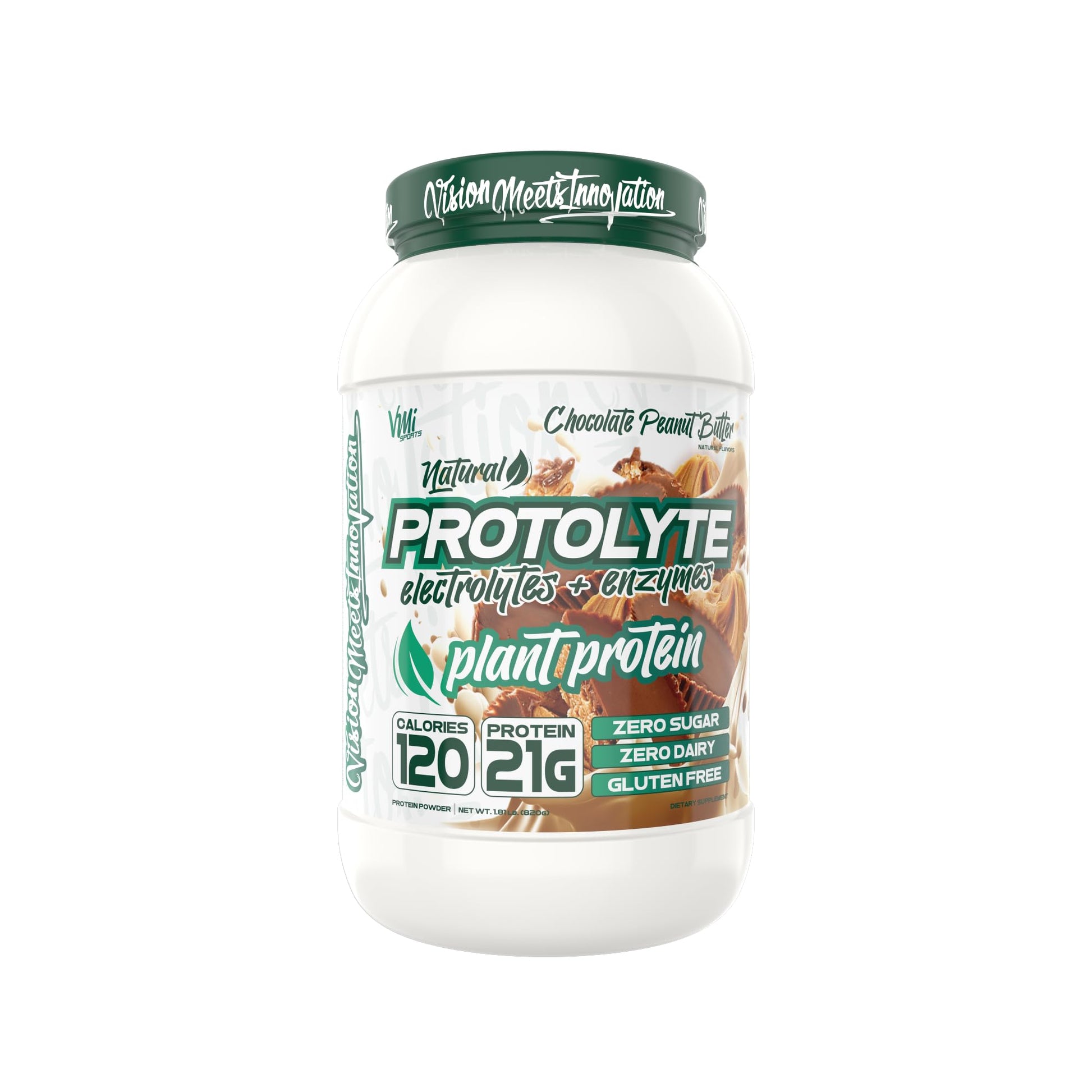 VMI Sports Protolyte Natural Plant Protein Powder 25.6 Ounces