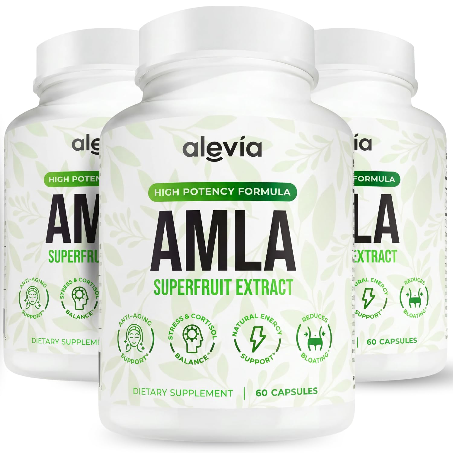 Alevia Amla Superfruit Extract 1000mg Capsules, 180 Count