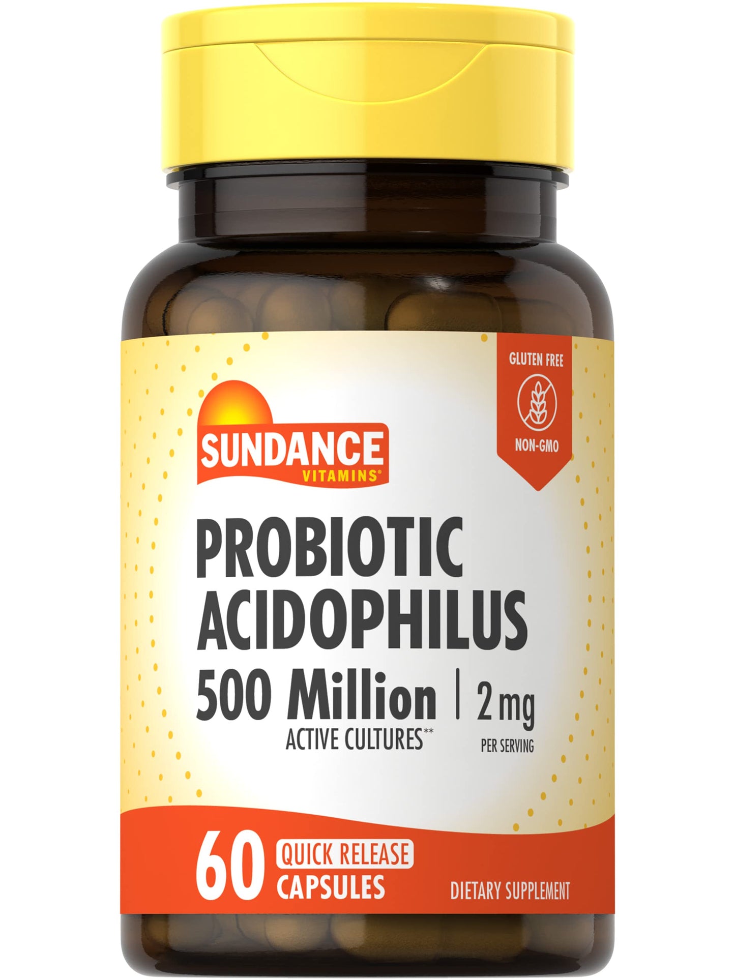 Sundance Probiotic Acidophilus Capsules 60 Count