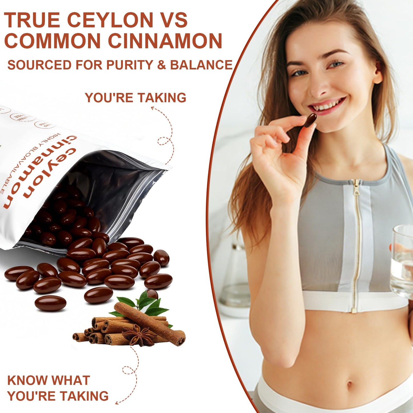 ZEYARUIBO Ceylon Cinnamon Capsule 300