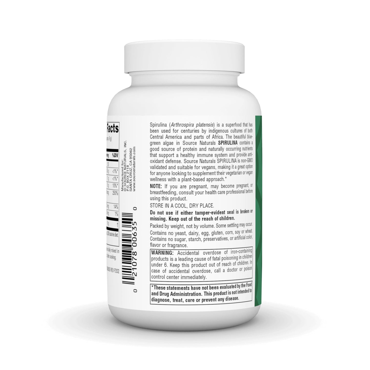 Source Naturals Spirulina Powder 4 oz