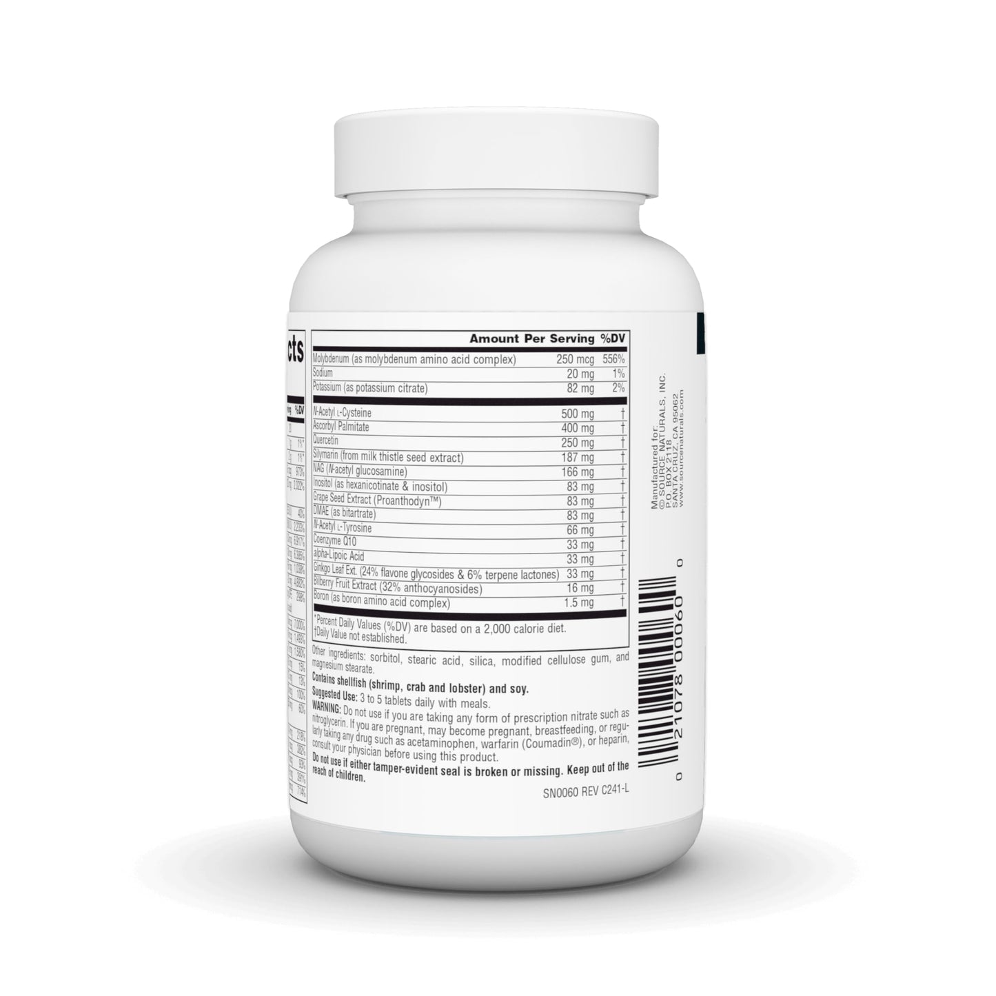Source Naturals Elan Vital Multiple Tablets, 90 Count