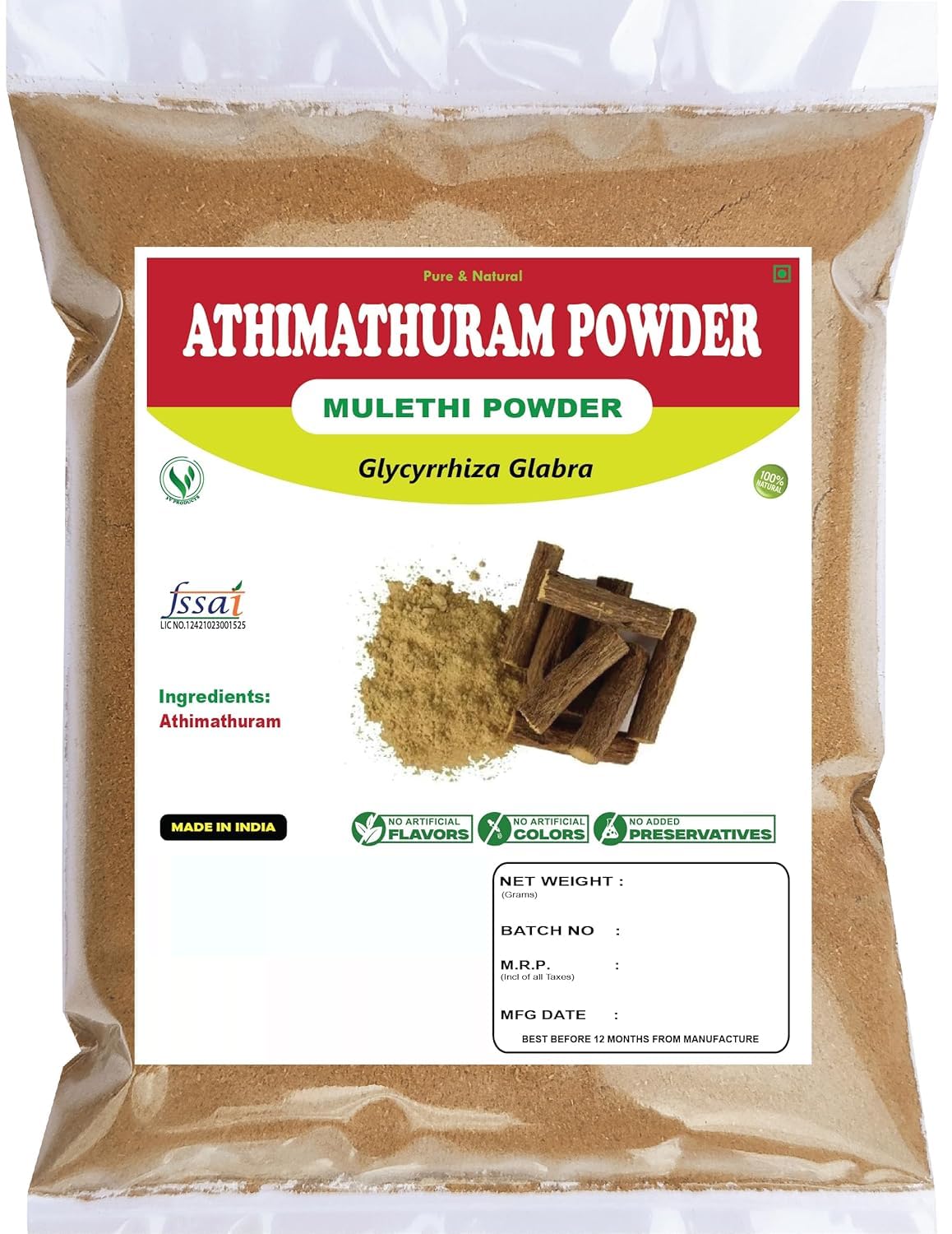 Wemsu Athimathuram Powder Pack of 2x50g