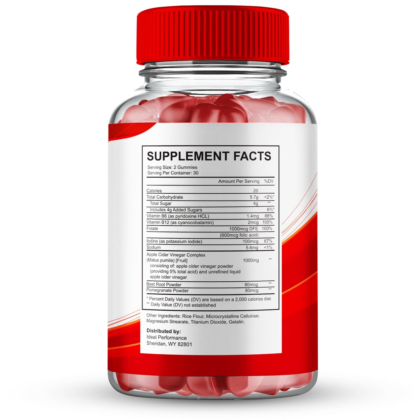 IDEAL PERFORMANCE Max Boost XXL Gummies 60 Count