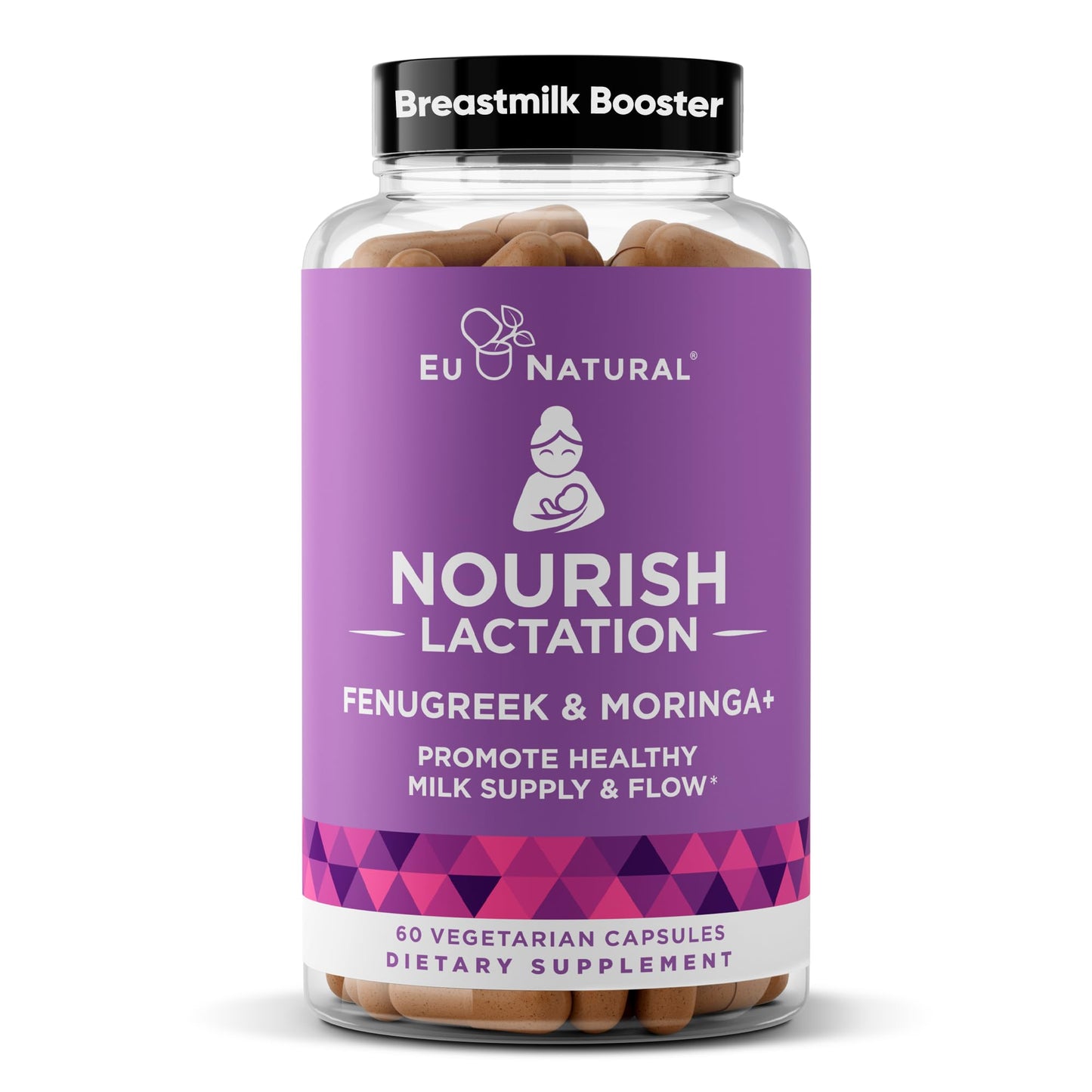 Eu Natural Lactation Supplement Milk Supply Support for Breastfeeding 60 Capsules