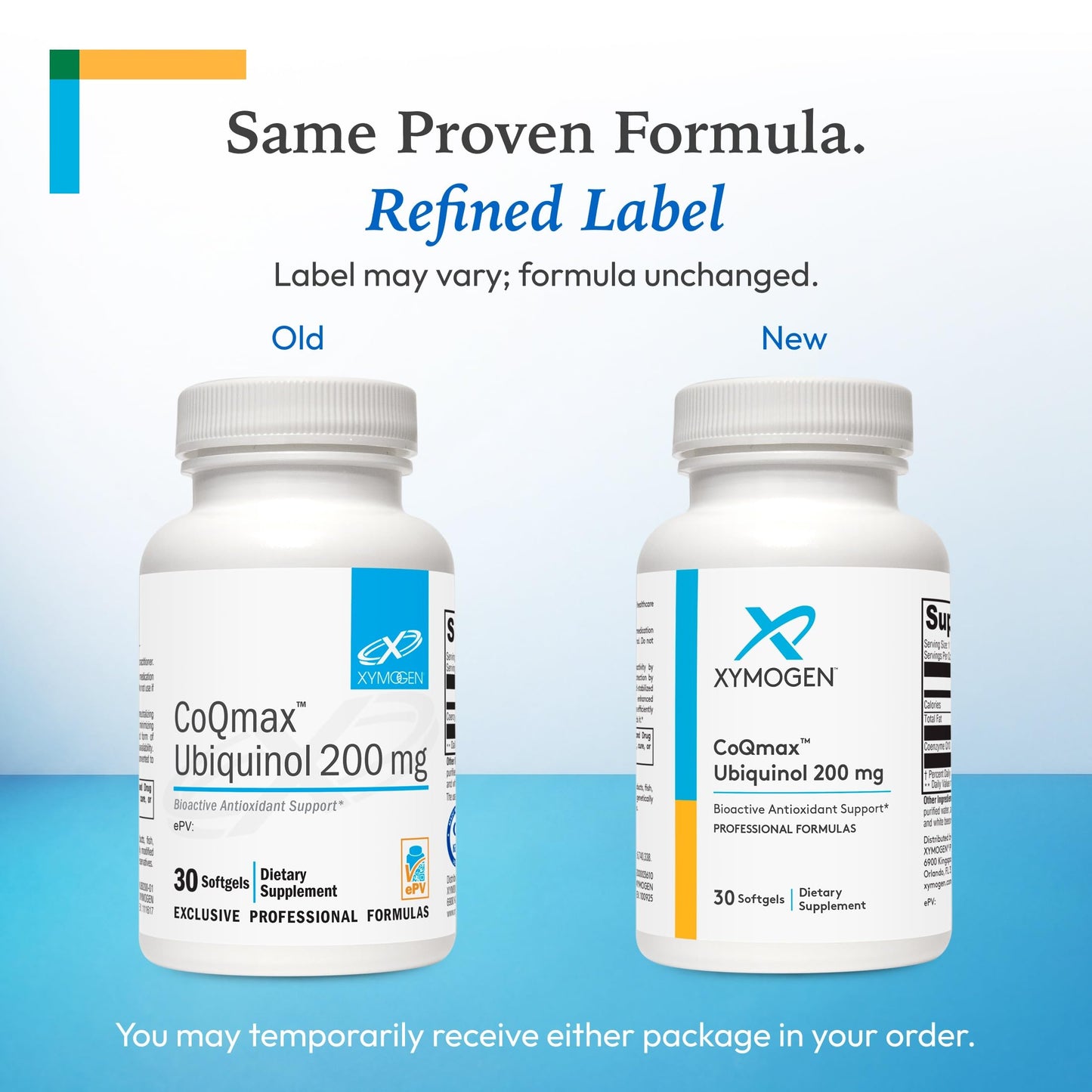 XYMOGEN CoQmax Ubiquinol Softgels 30
