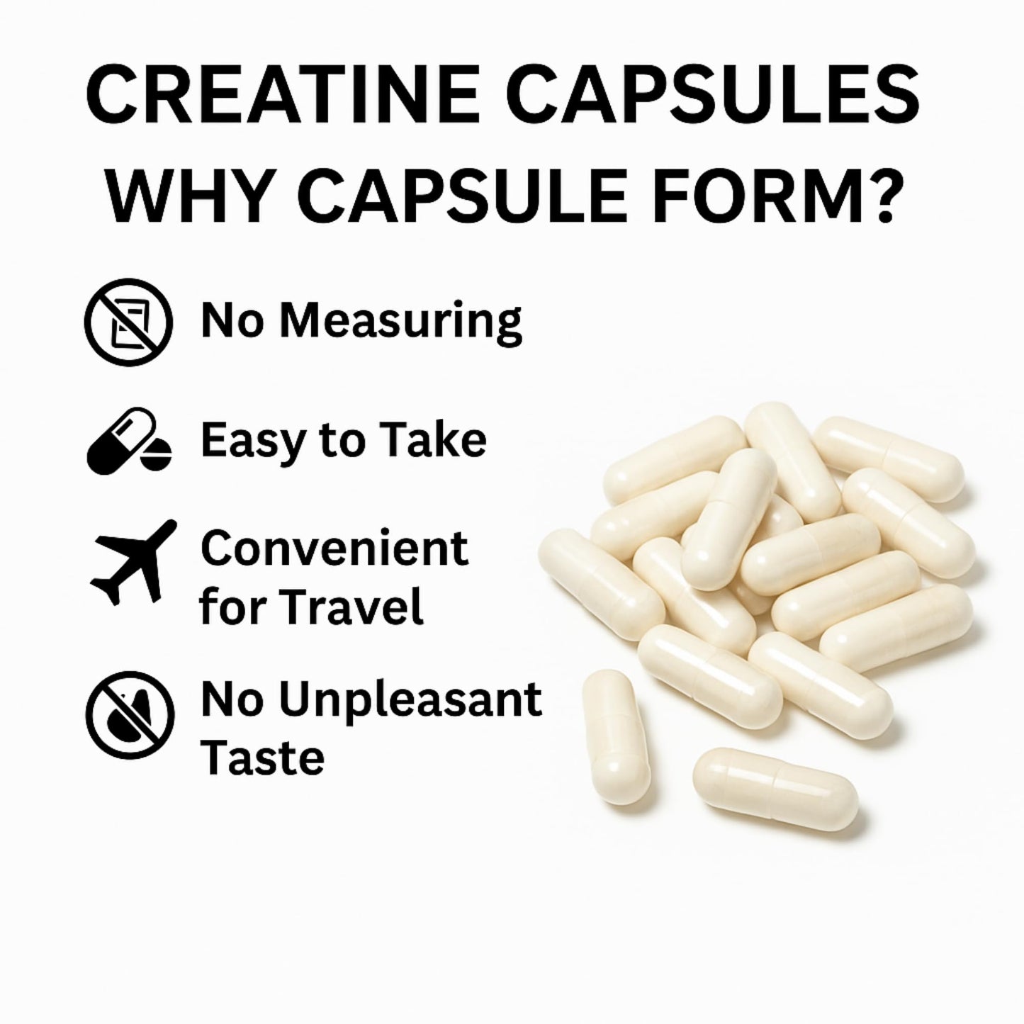 BUY THE CRAVE Micronized Creatine Monohydrate Capsules 1000 Capsules