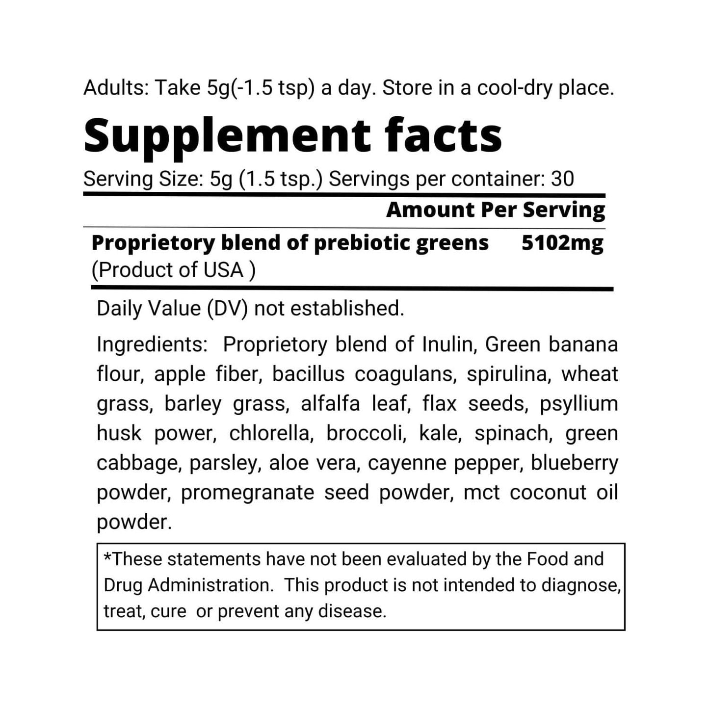 THEROOTBRANDS Root Relive Greens by Dr. Rahm's Powder 153 g