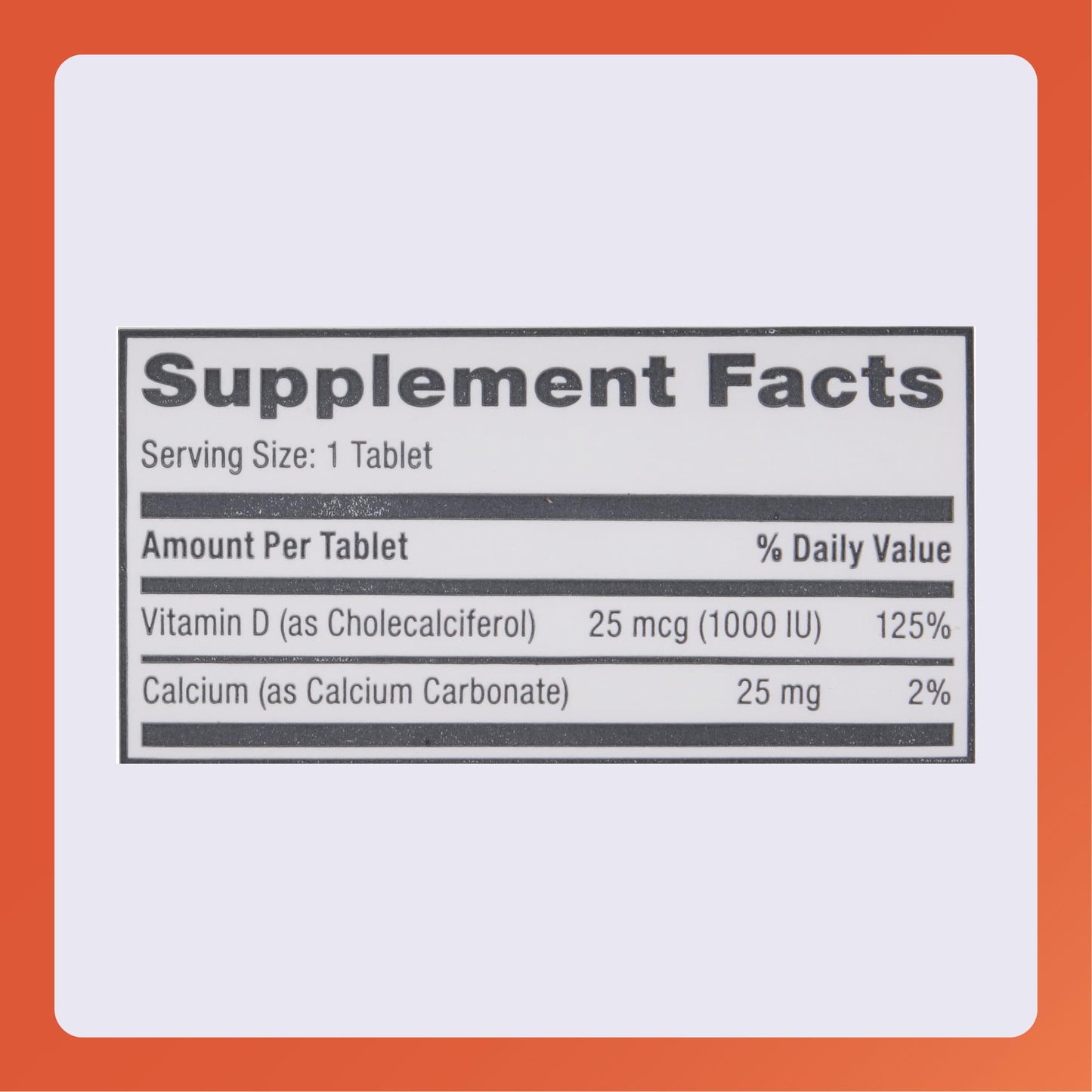 Rugby Laboratories Vitamin D3 100 Tablets