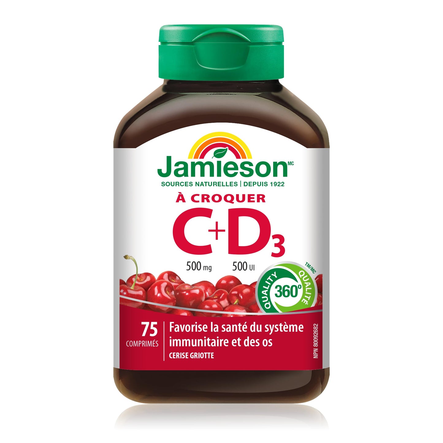 Jamieson Vitamin C + D Chewable, 90 Chewables