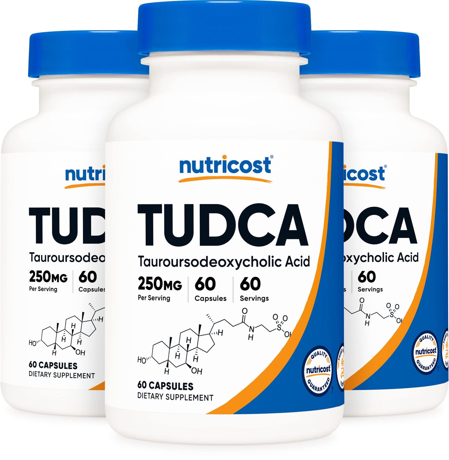 Nutricost Tudca 250mg Capsules, 180 Count
