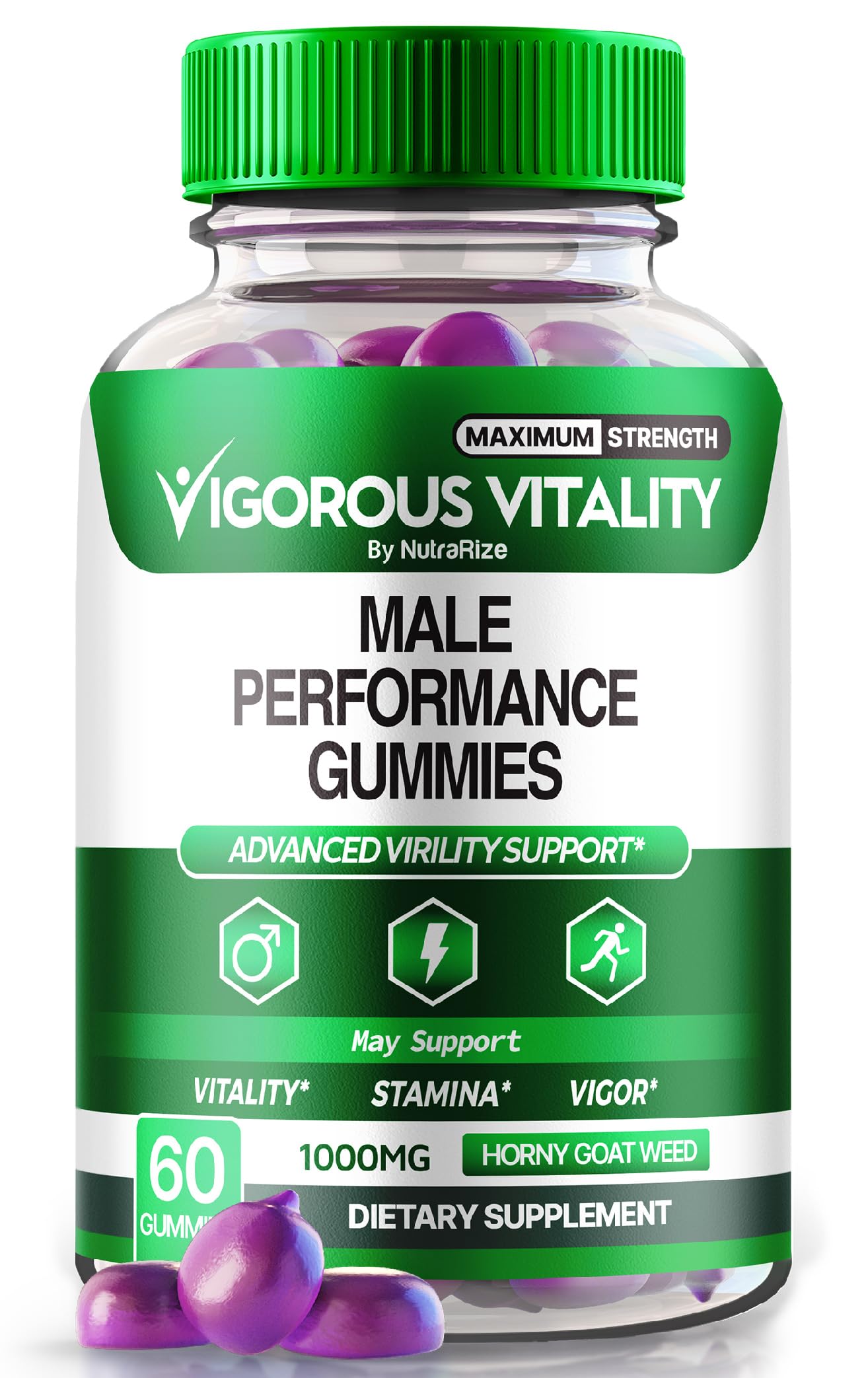 NutraRize Vigorous Vitality Gummies, 60 Gummies