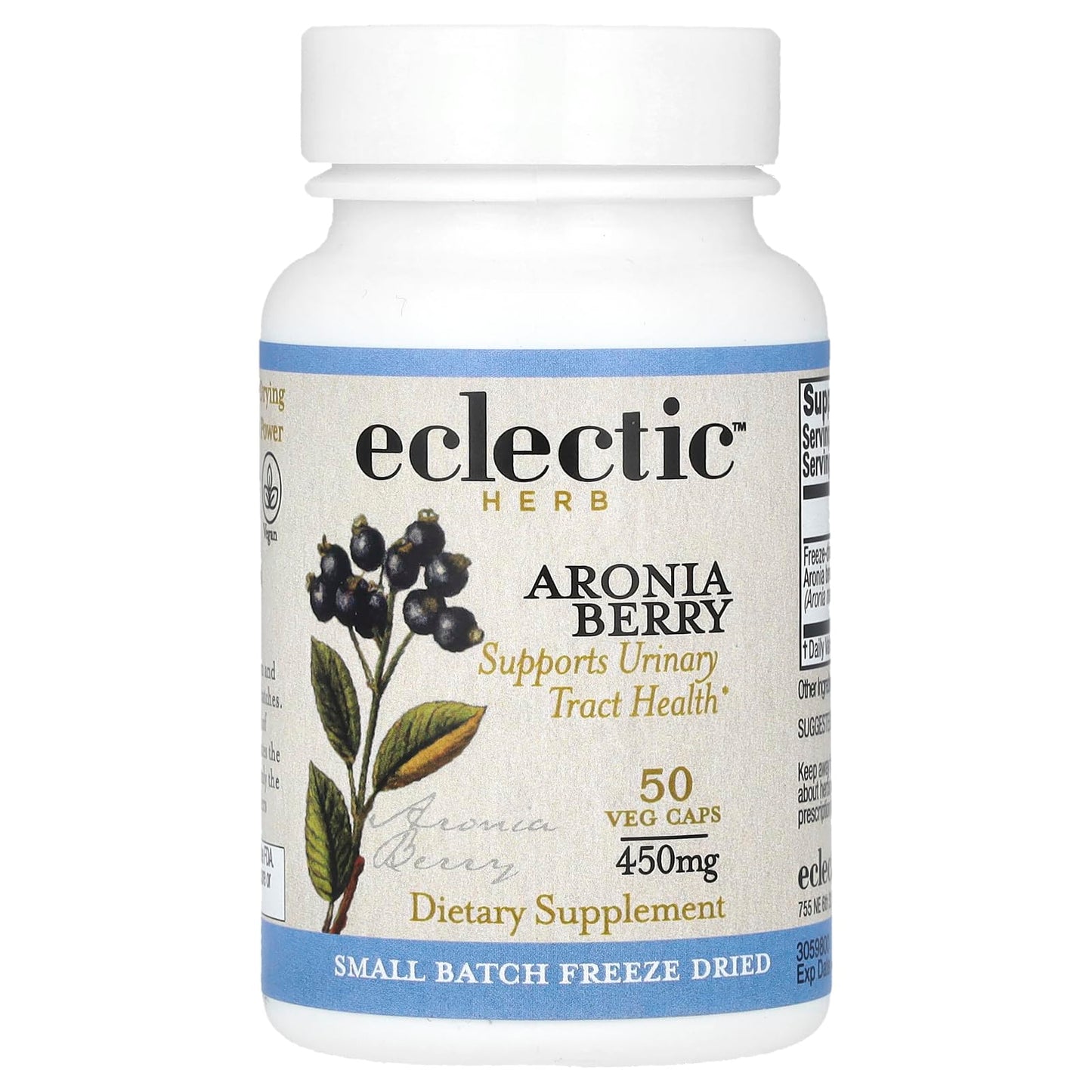 ECLECTIC INSTITUTE Aronia Berry Cog Fdv Capsules 50