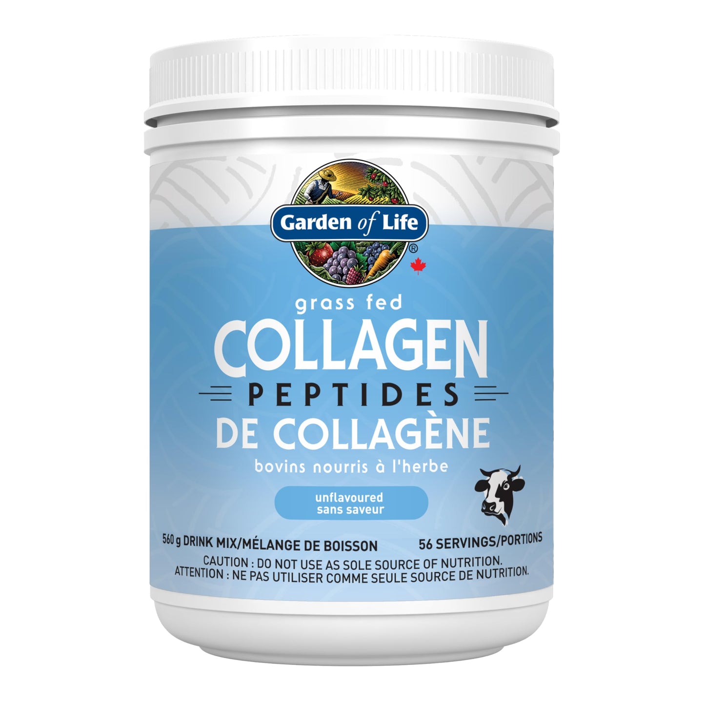 Garden of Life Grass Fed Collagen Peptides Powder 1.23 lb