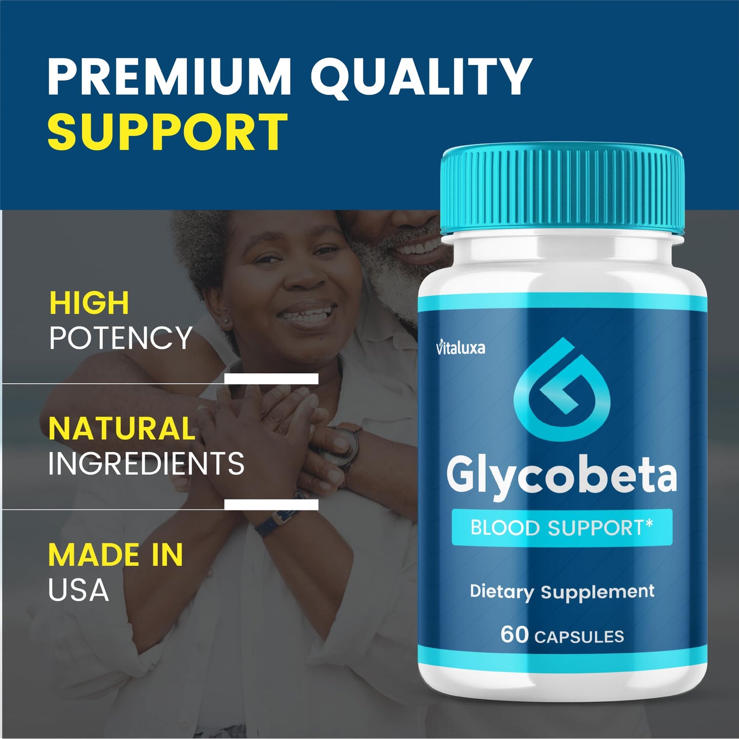 Vitaluxa Glycobeta 60 Capsules