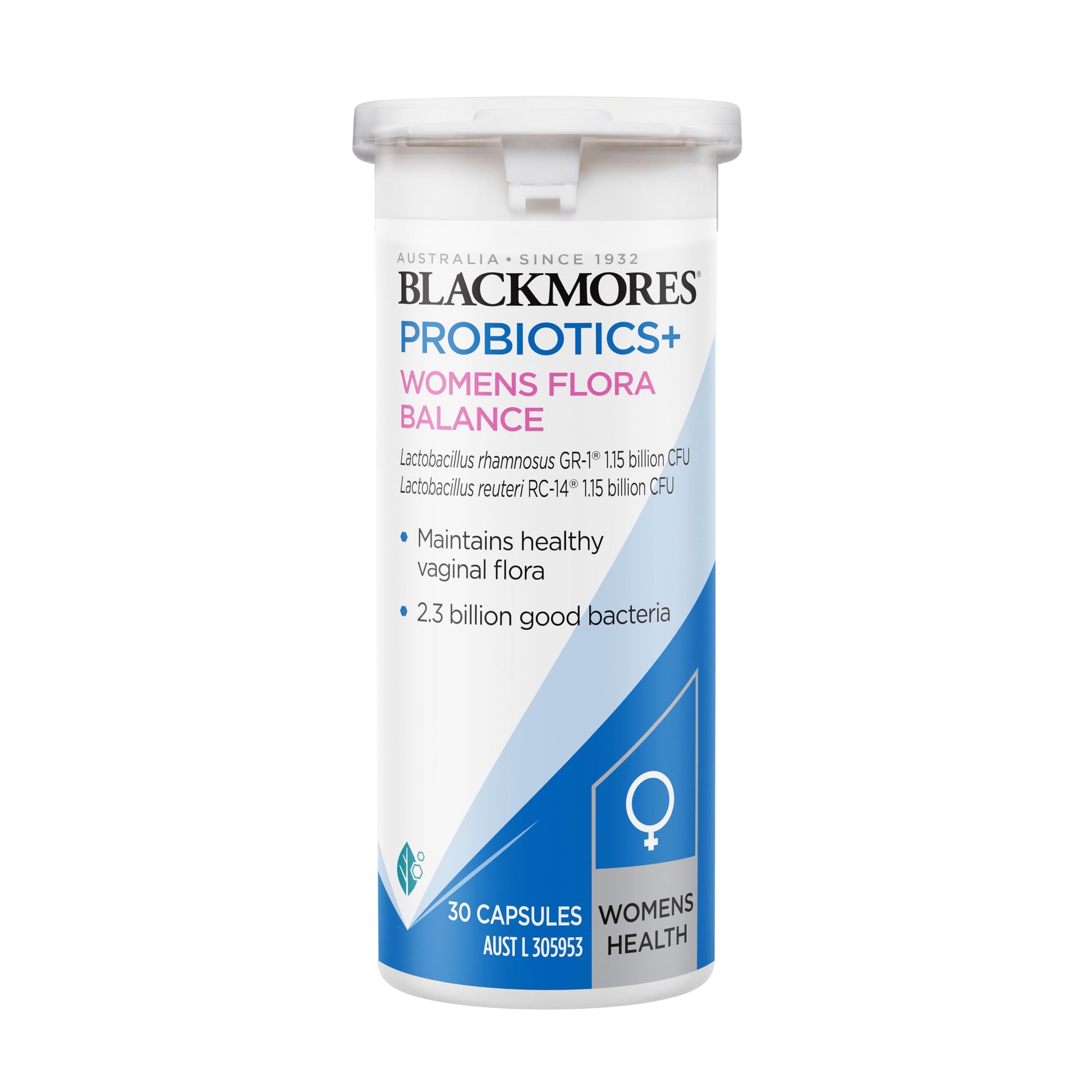 Blackmores Probiotics+ Womens Flora Balance Capsules 30