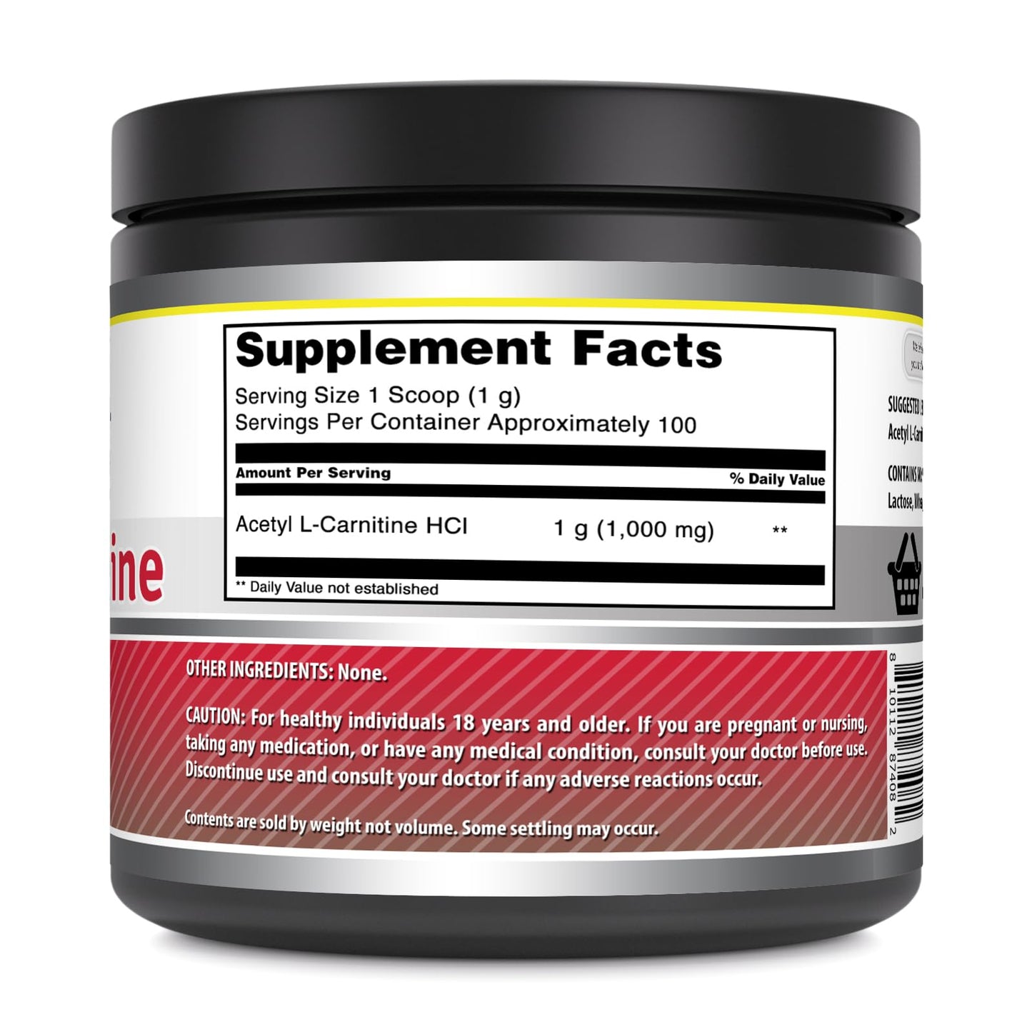 Amazing Nutrition Acetyl L-Carnitine Powder 3.5 Ounces