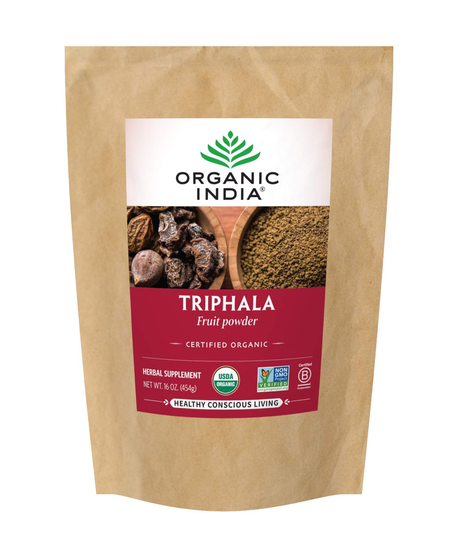 ORGANIC INDIA Triphala Powder 16 oz