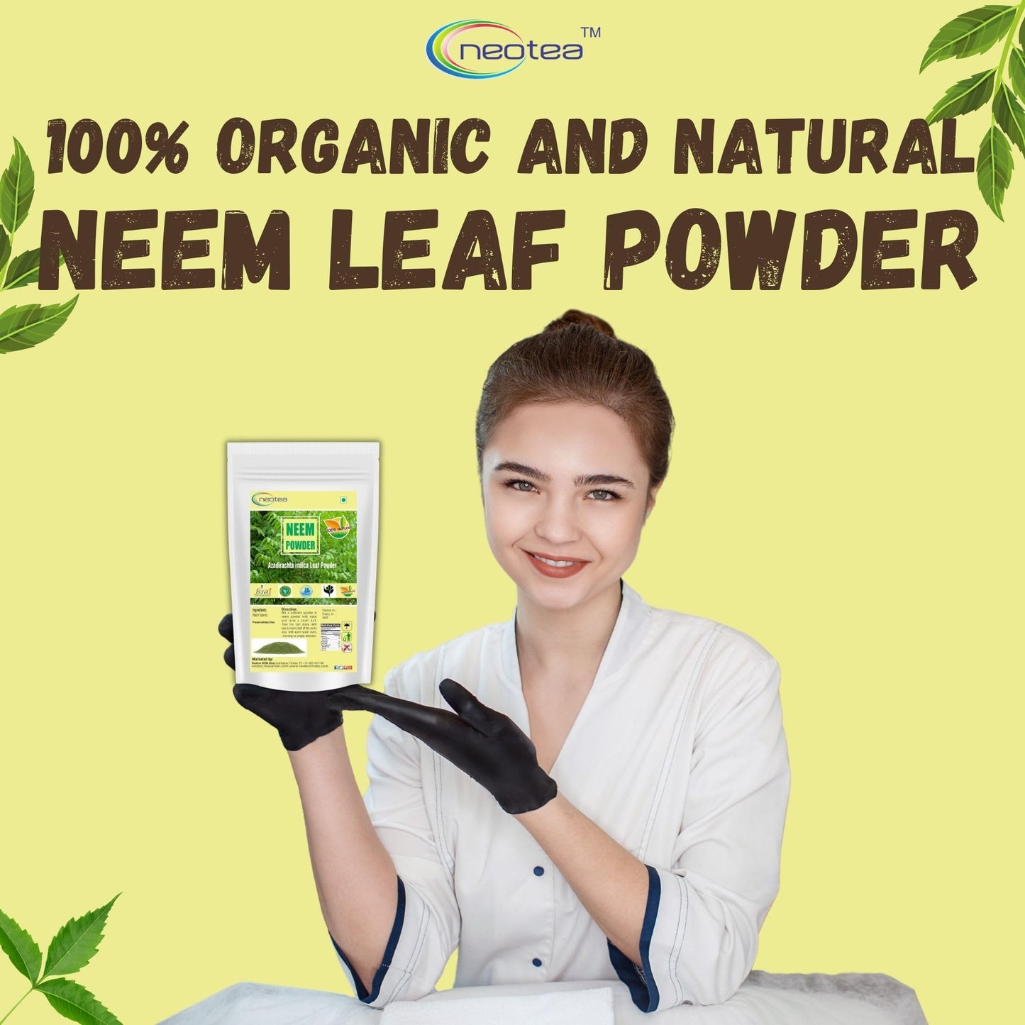 neotea Neem Leaf Powder 1 Ounce