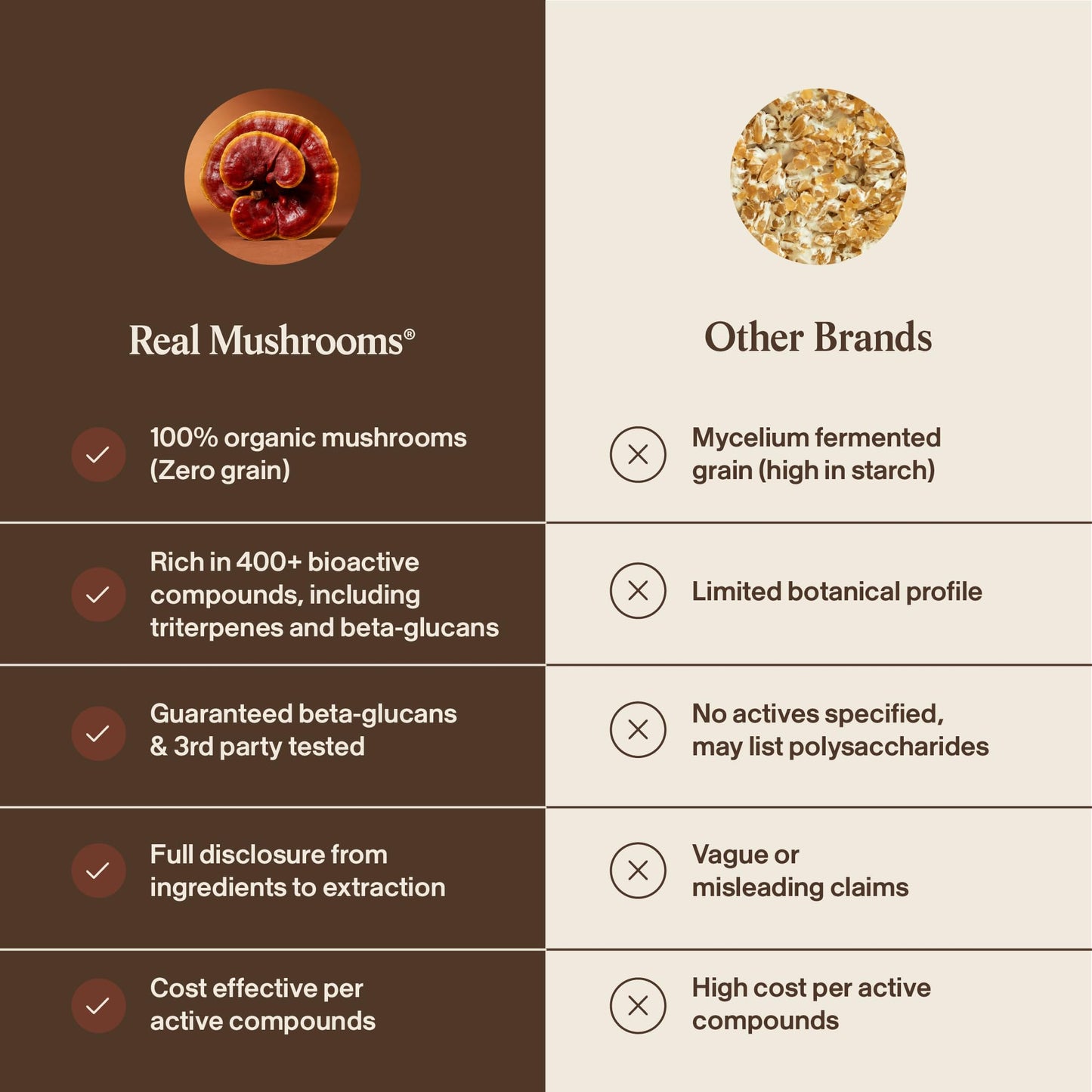 Real Mushrooms Reishi Mushroom Powder 3.53 Ounce