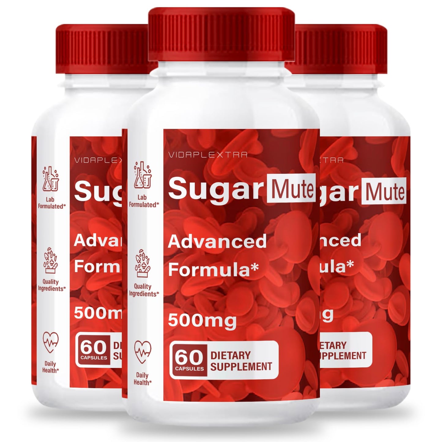VIDAPLEXTRA SugarMute Capsules 180