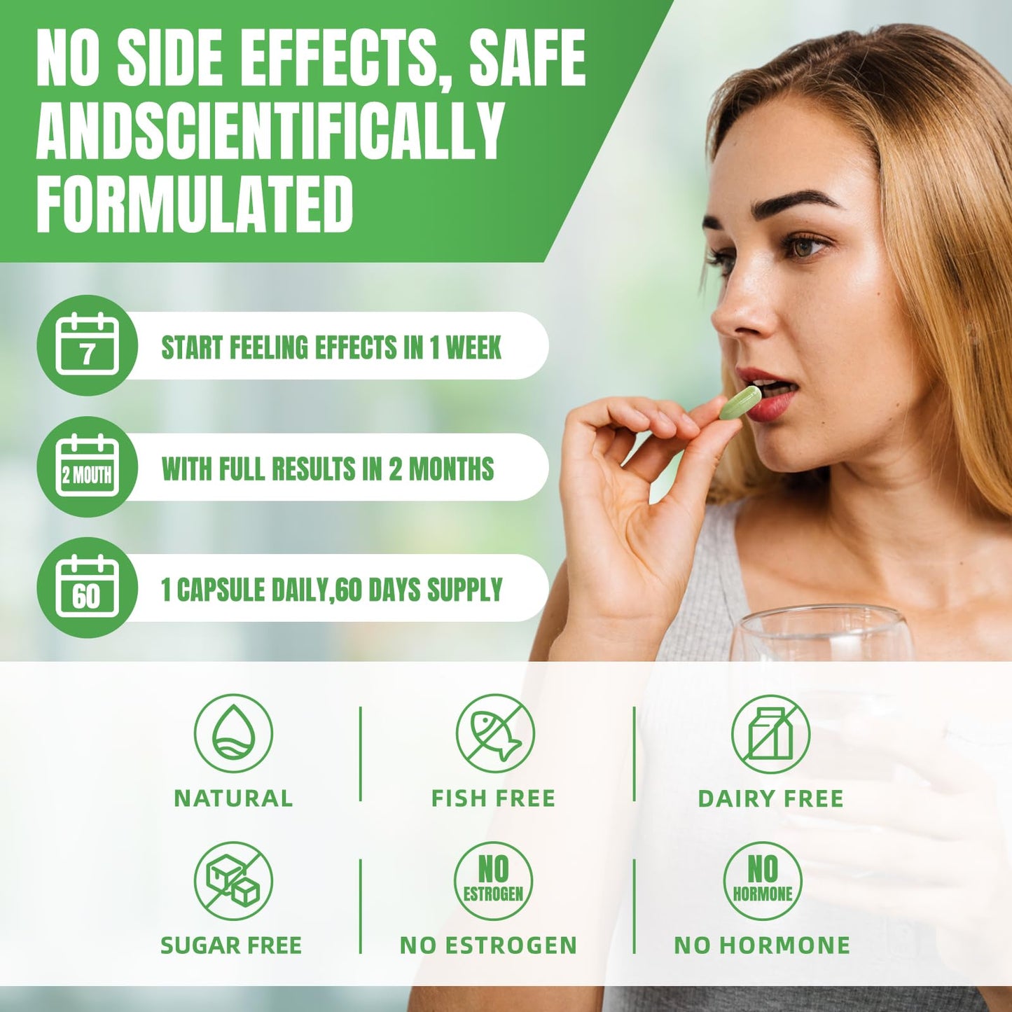 Blltzzz Body Deodorizing Supplement Chlorophyll Capsules, 60 Capsules