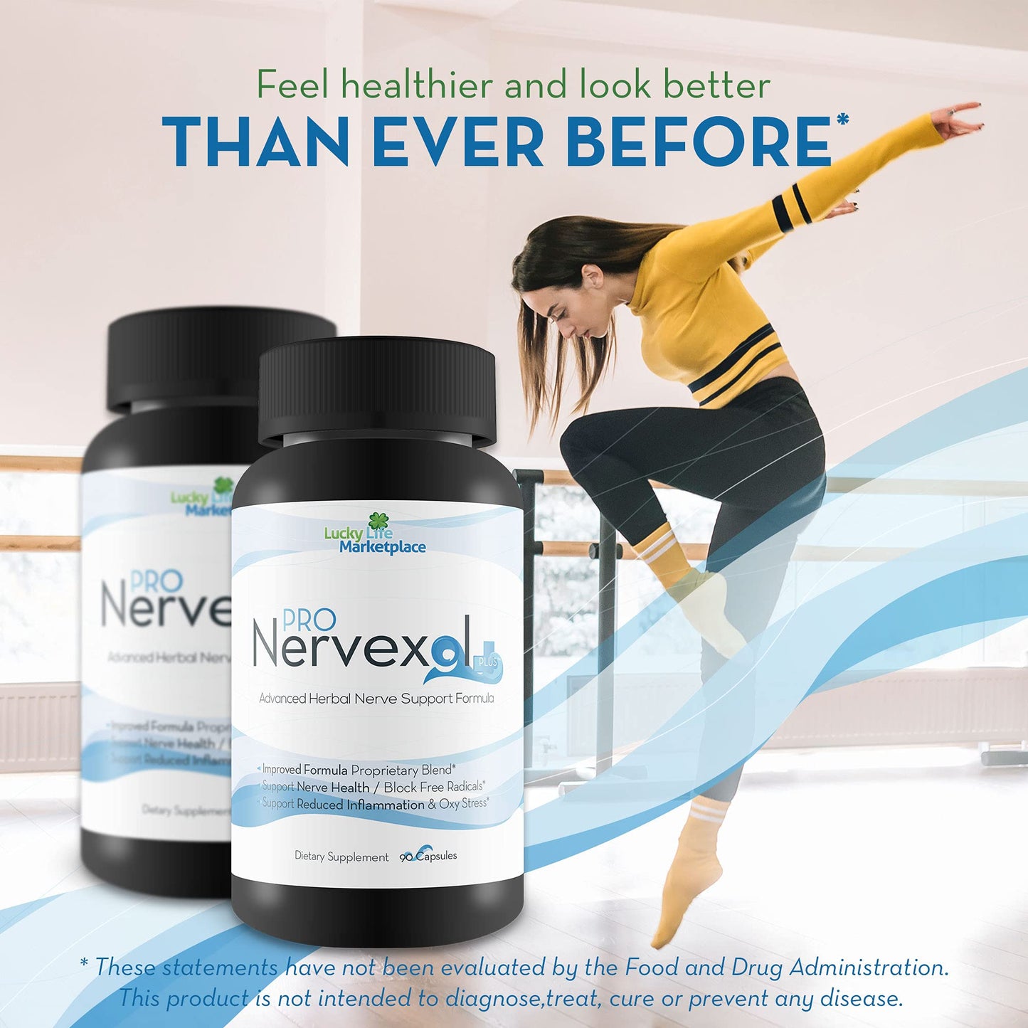 Generic Pro Nervexol Plus Inflammation Inhibitor - Natural Nerve Support - Blood Health Support - Vitamin C + Herbal Antioxidant Support - Natural Immune System Support Capsules 1