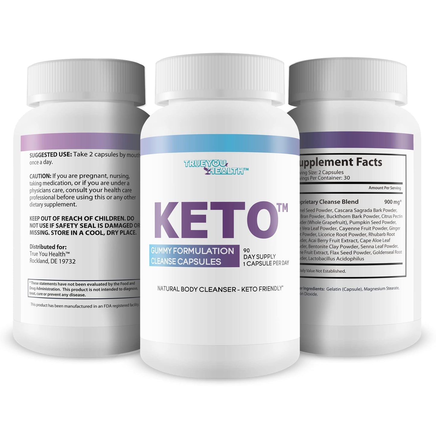 Generic Keto Gummy Formulation Cleanse Capsules, 1 Capsule