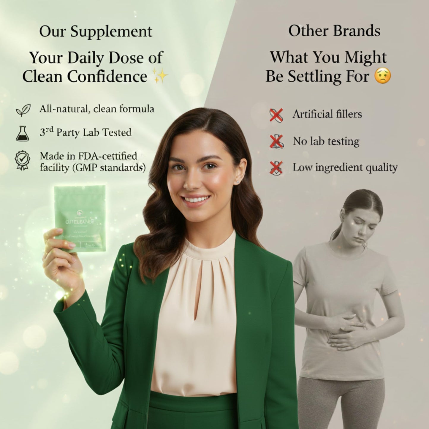 Bloat No More Gut Cleanse Detox for Women, 60 Capsules