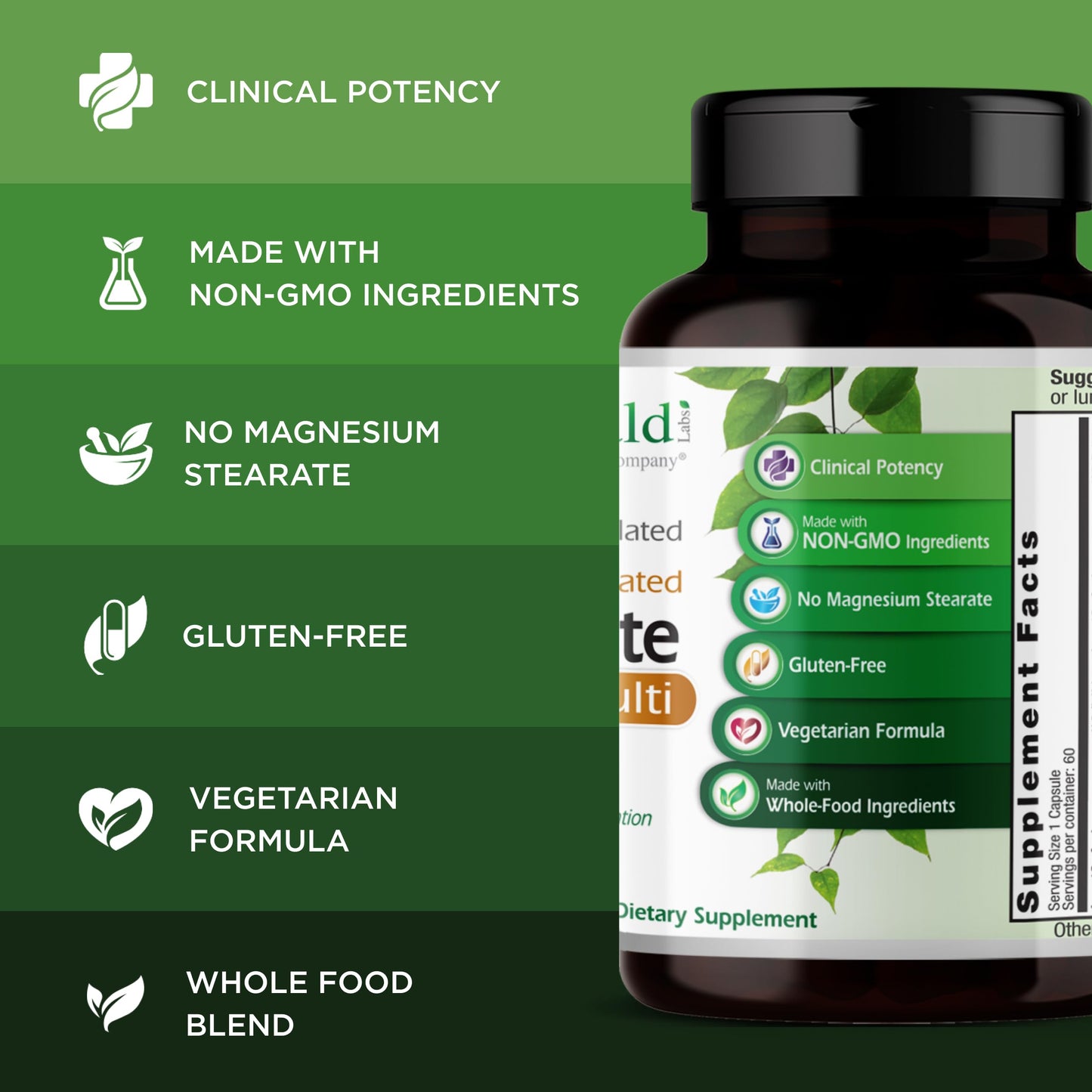 Emerald Labs Complete 1-Daily Multi, 60 Capsules
