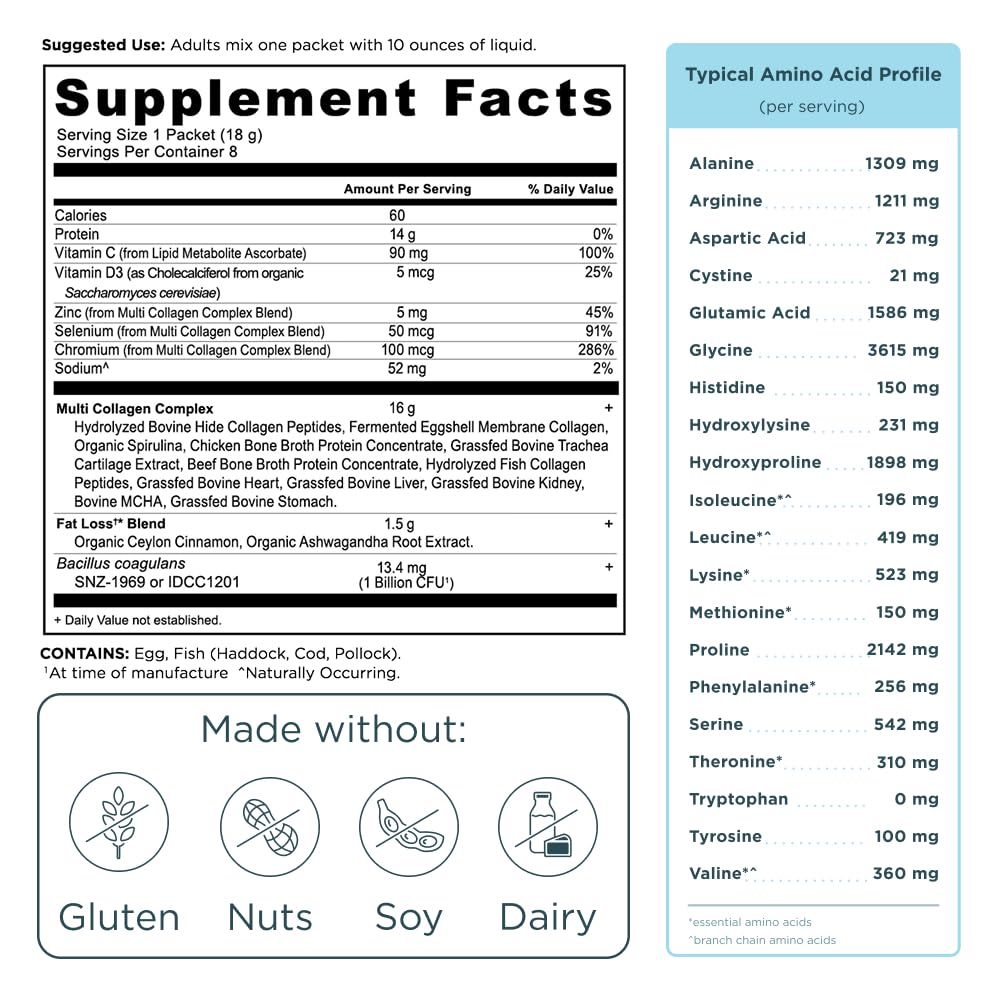 Ancient Nutrition Advanced Hydrolyzed Collagen Peptides Powder 5.1 oz