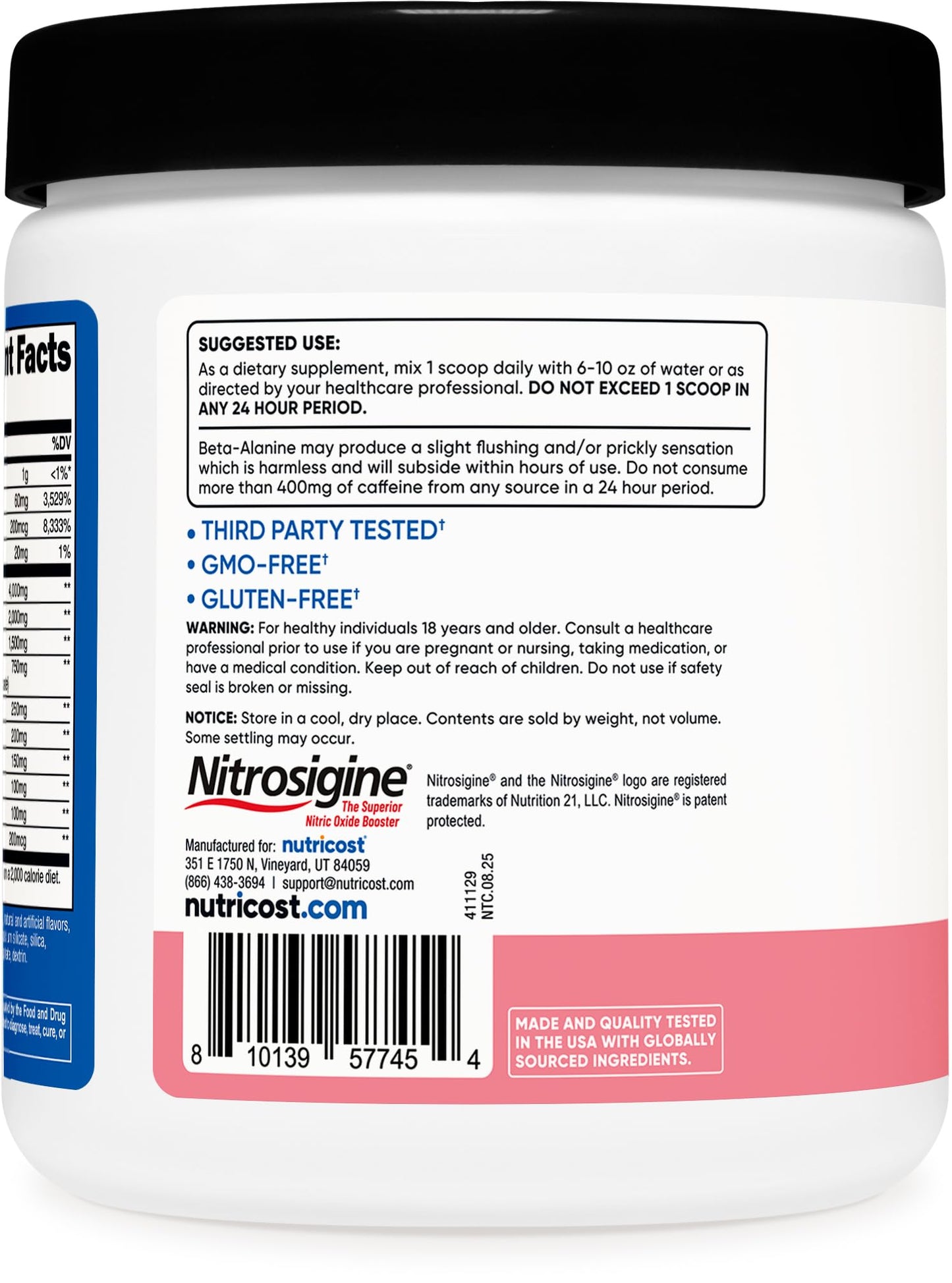Nutricost Pre-Workout Powder Watermelon Candy 13
