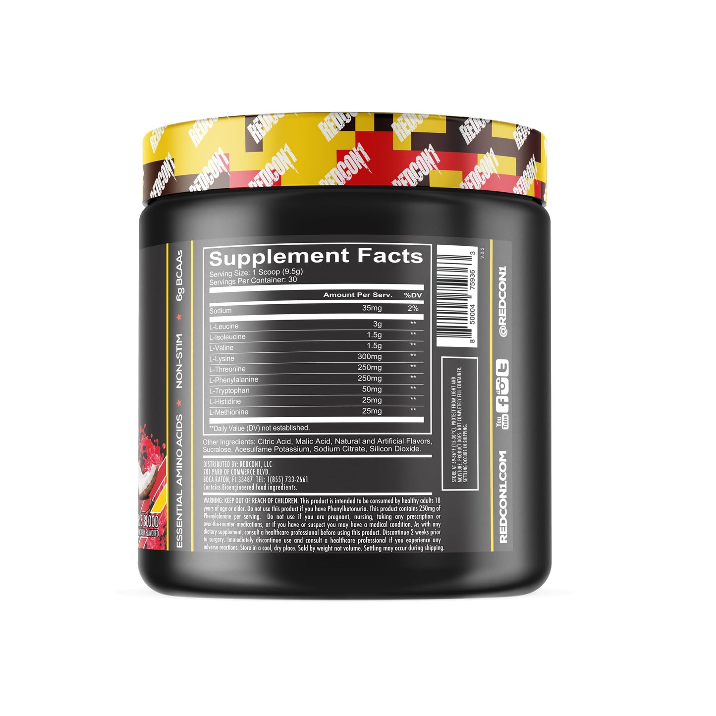REDCON1 Grunt EAAs Powder 30 Servings