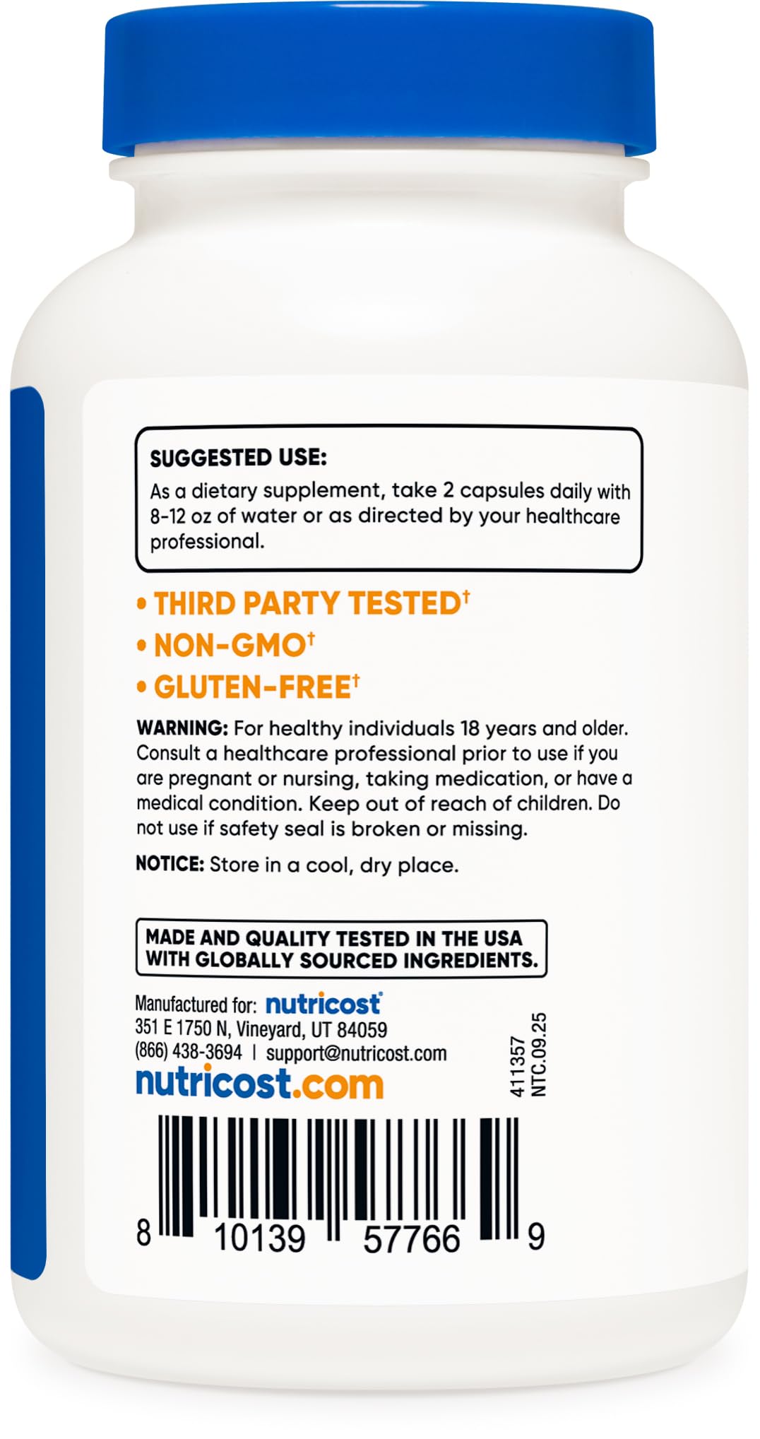 Nutricost Schisandra Berry Fruit Extract 120 Capsules
