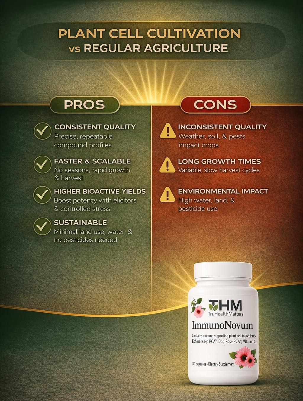 TruHealthMatters Immuno Novum Immune Support Capsules 30 Capsules