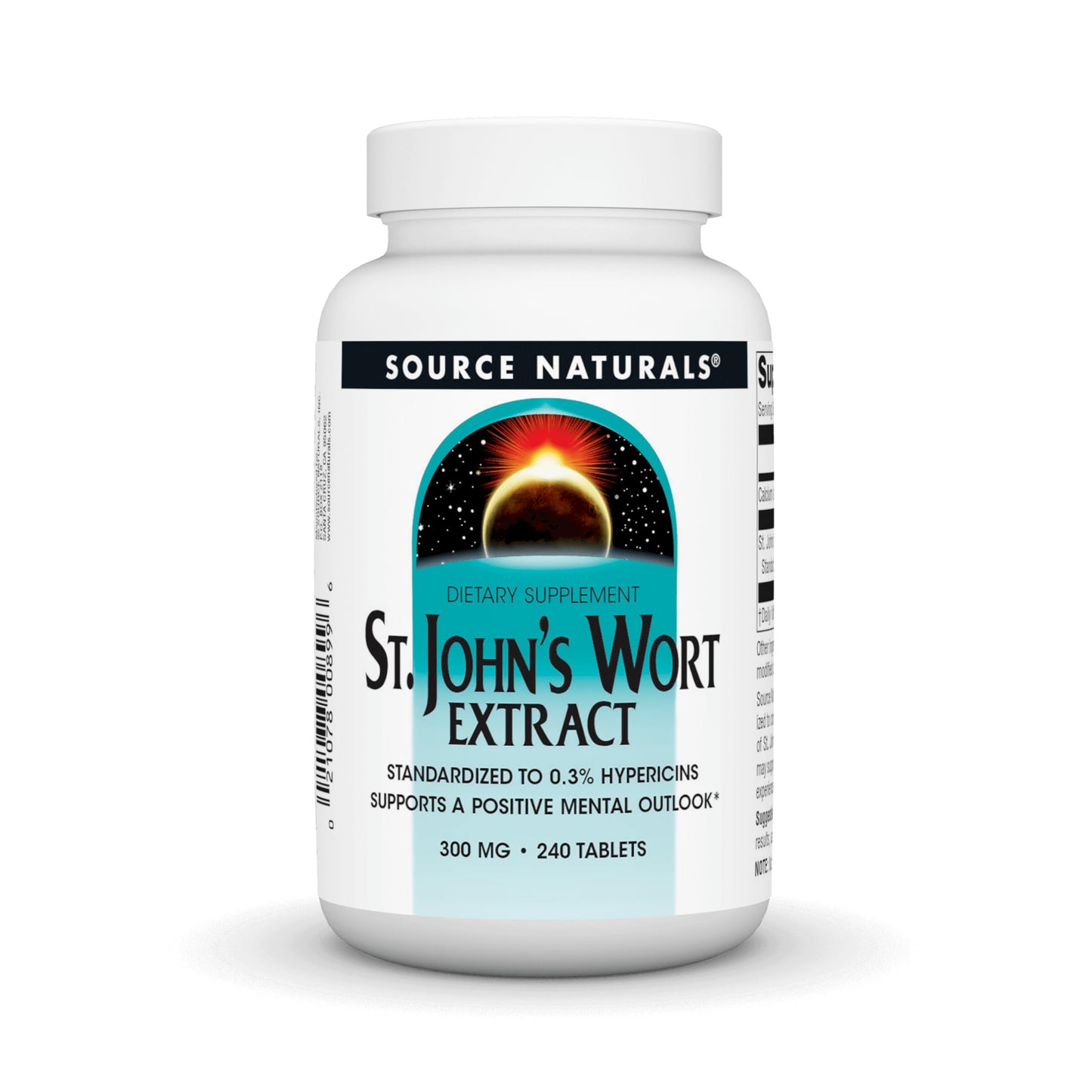 Source Naturals St. John's Wort Extract 300 mg Tablets, 240 Count