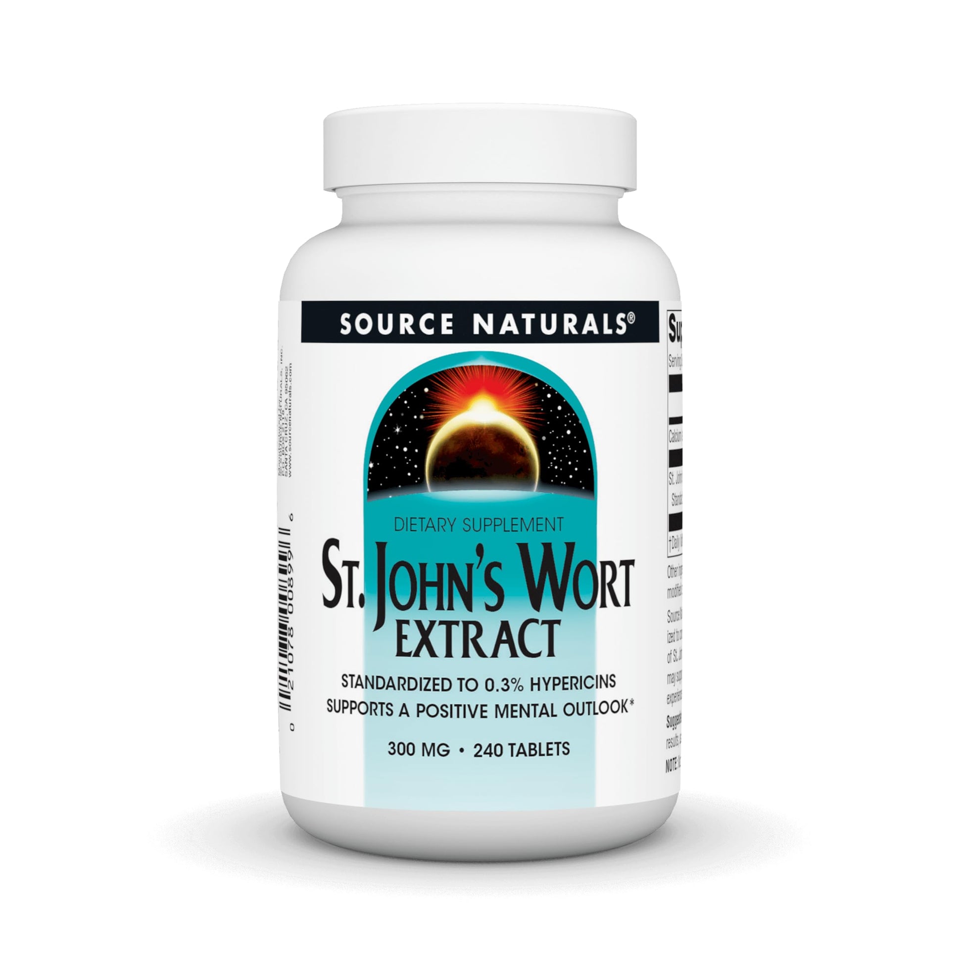Source Naturals St. John's Wort Extract 300 mg Tablets, 240 Count