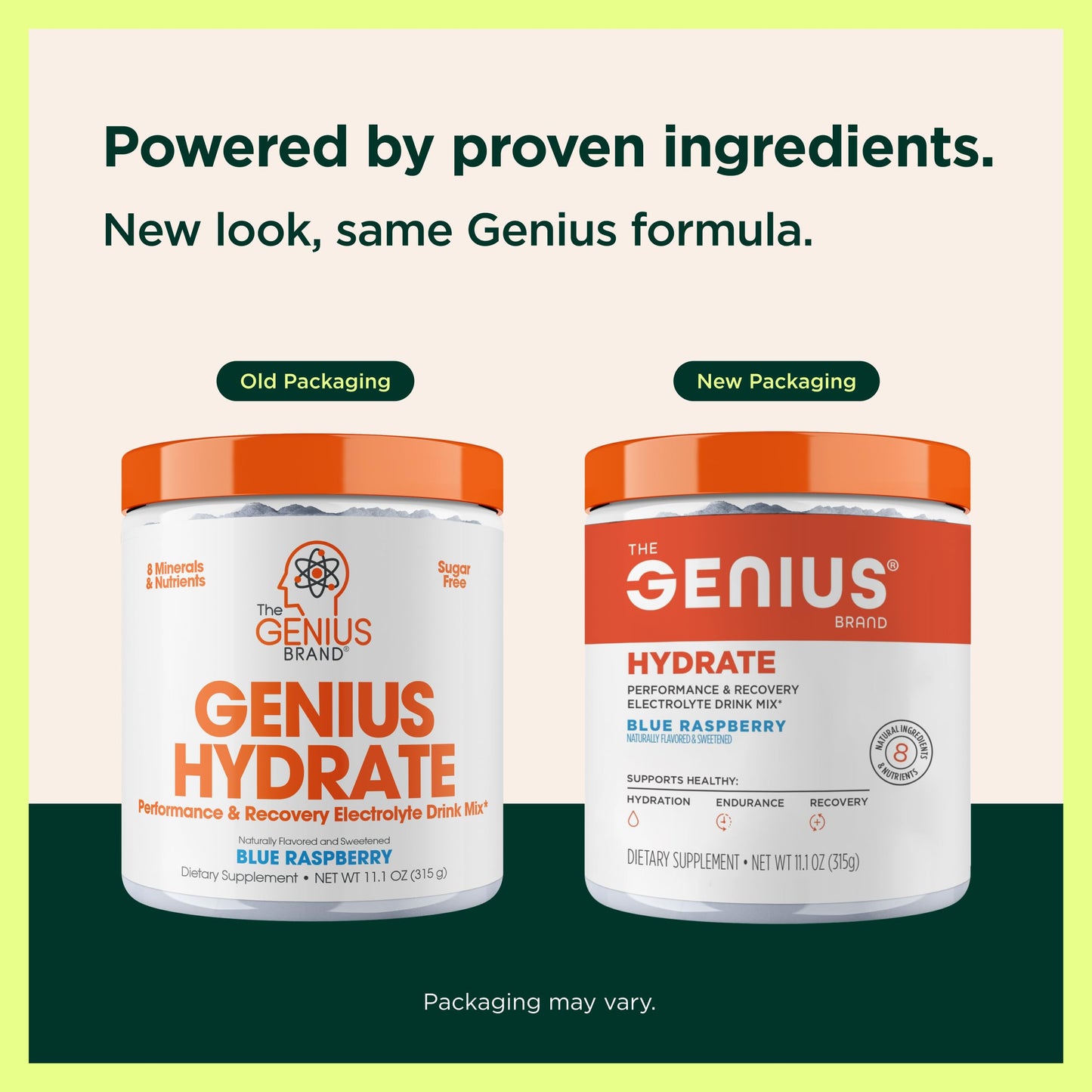 The Genius Brand Genius Hydrate Powder 11.11 Ounce